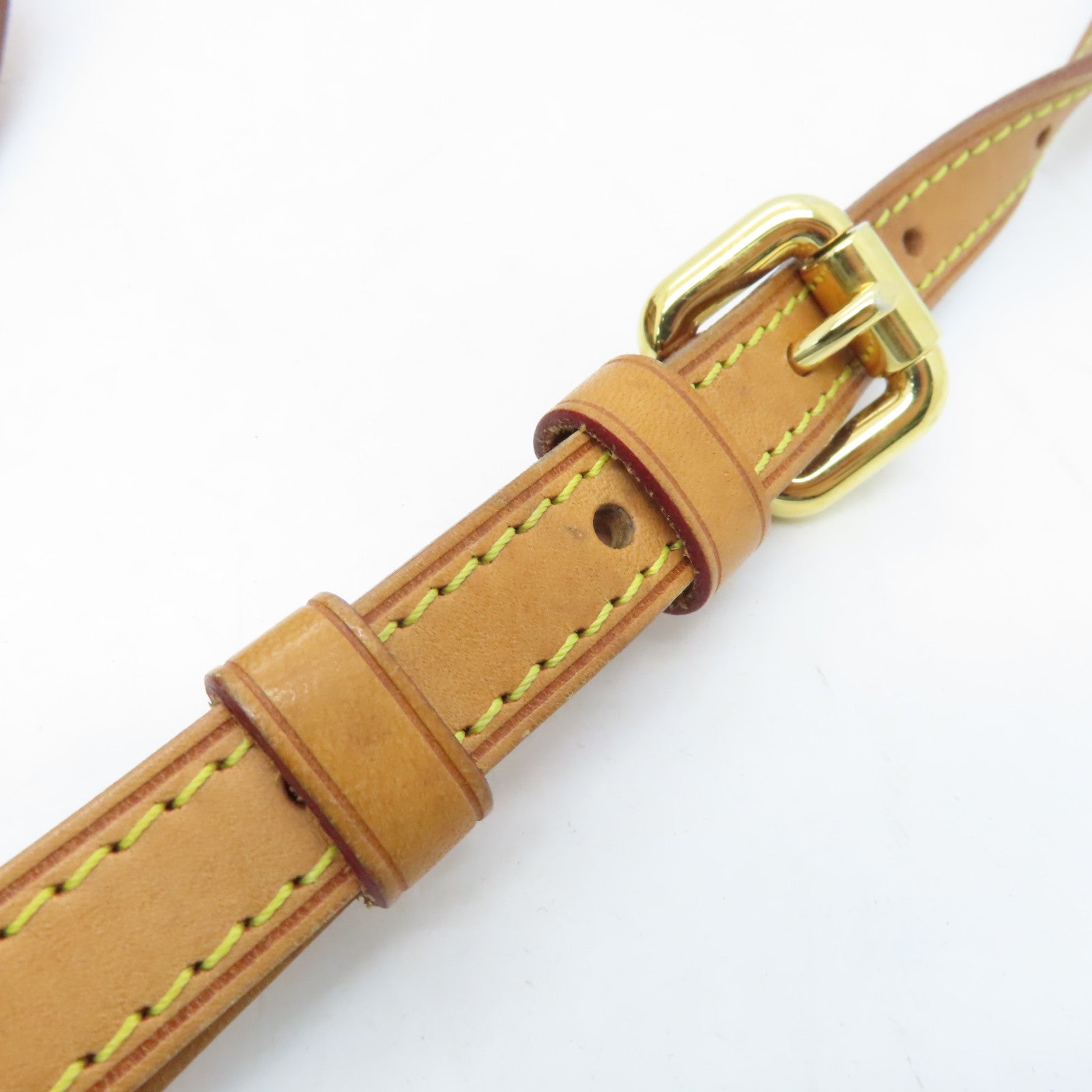 LOUIS VUITTON Monogram Palermo PM gold buckle handle shoulder bag brown