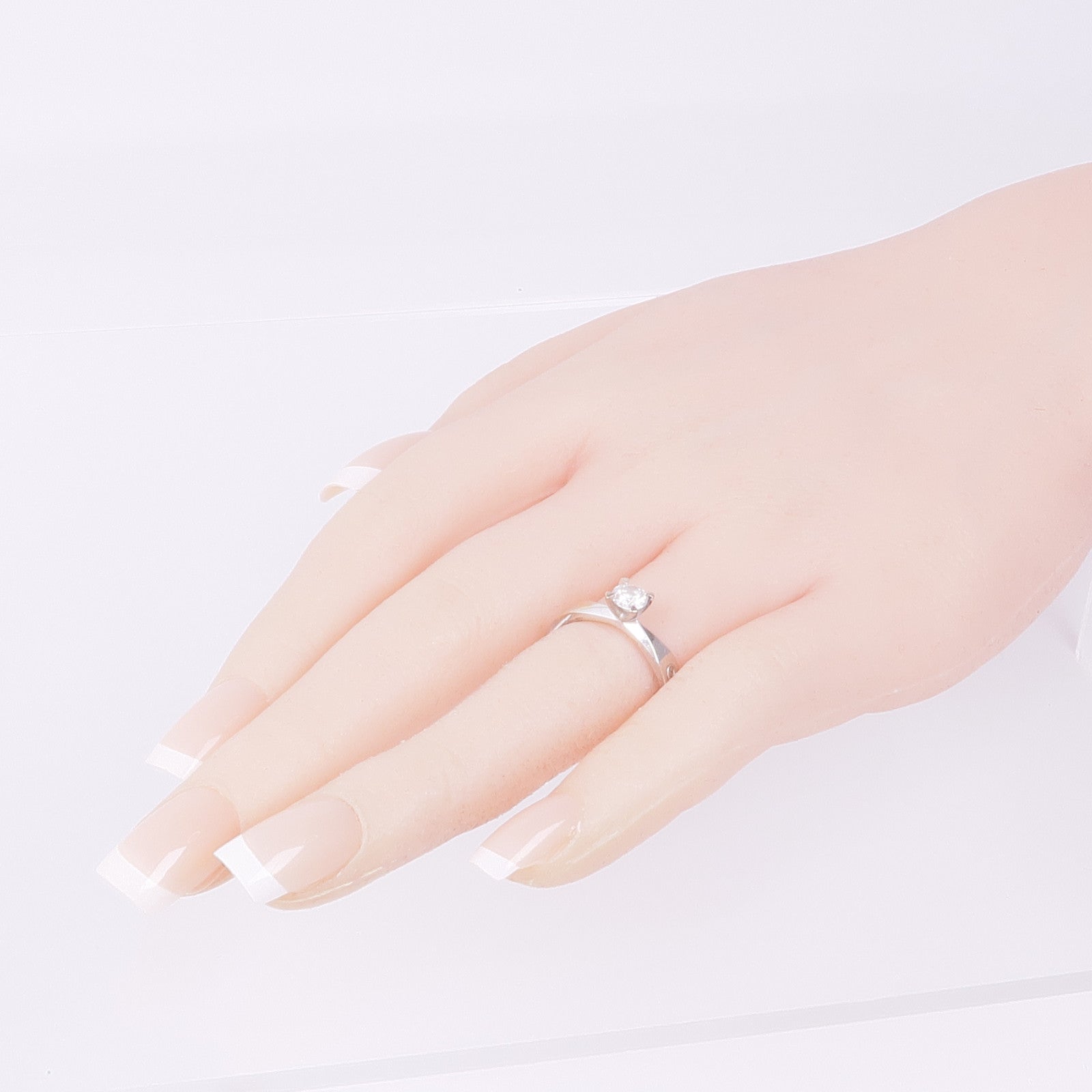 JEWELRY 18K白金Forevermark Diamond Ring鑽石戒指US#5.75