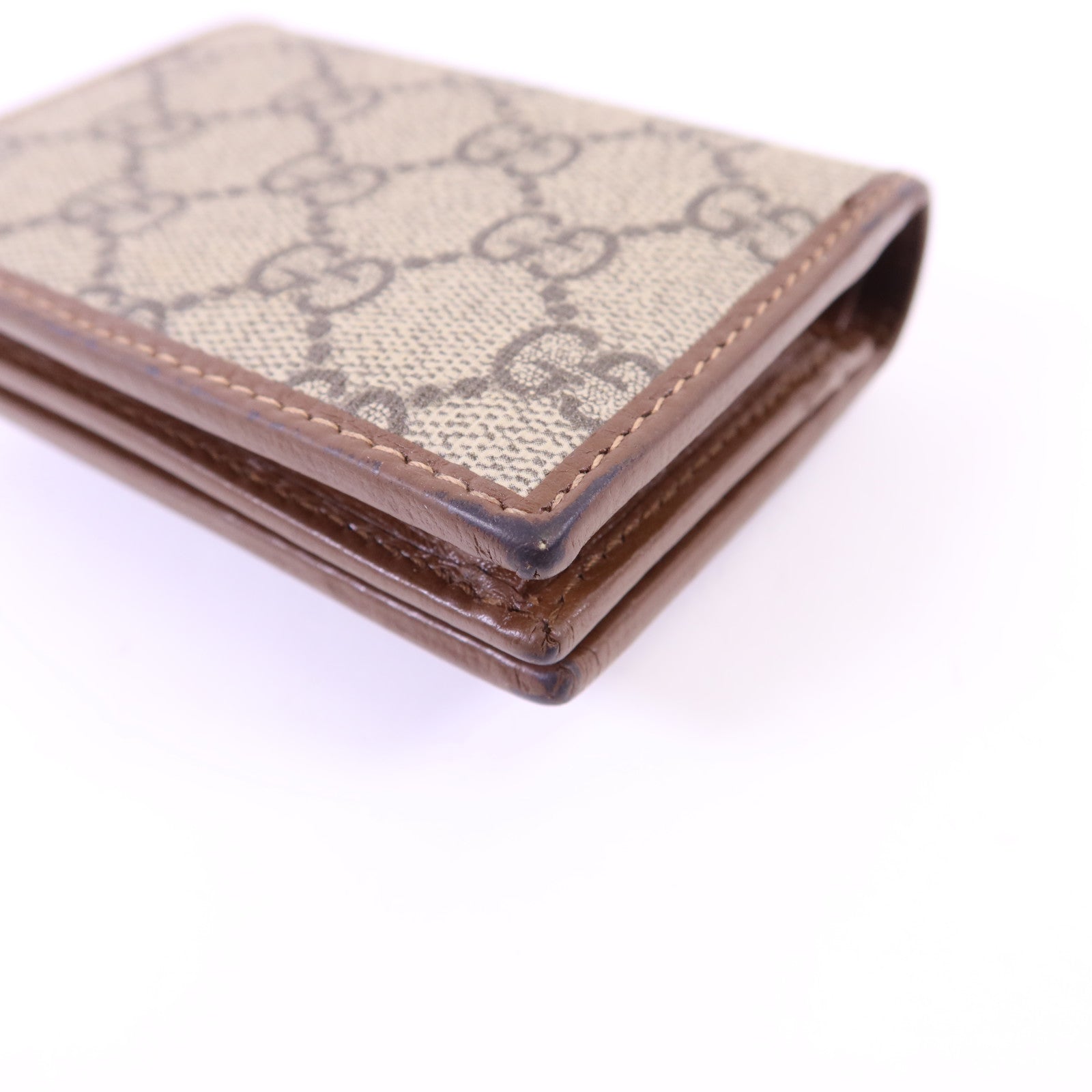 GUCCI 塗層帆布Wallet金扣錢包