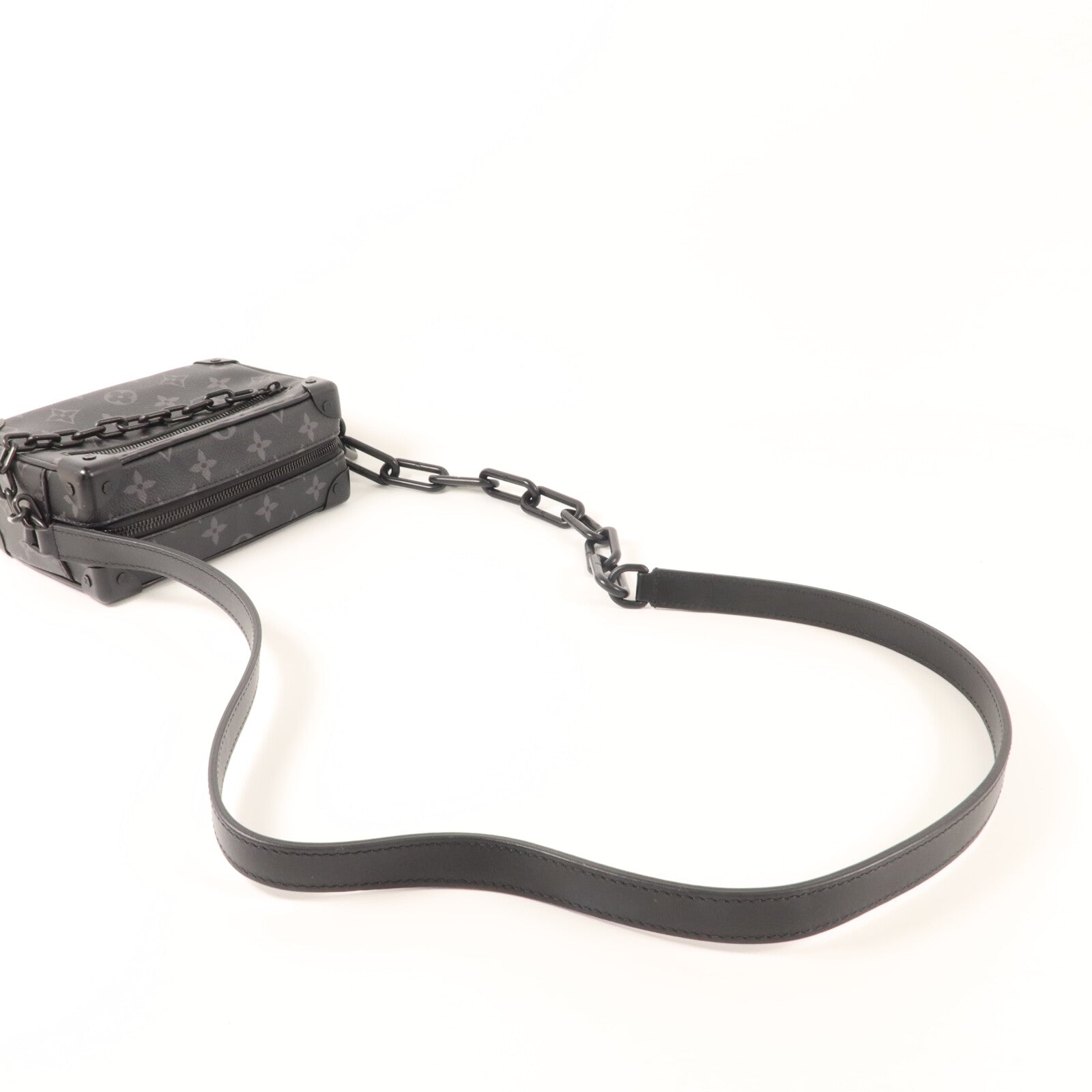 LOUIS VUITTON Monogram Eclipse Mini Soft Trunk肩背袋
