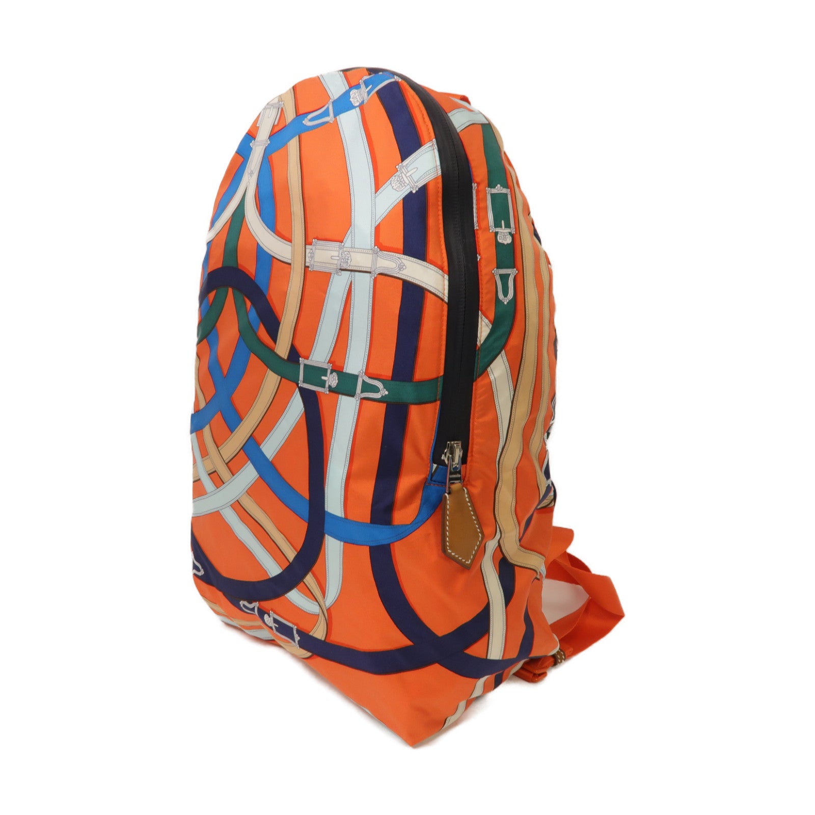 HERMES 絲質Airsilk Backpack背包橙色