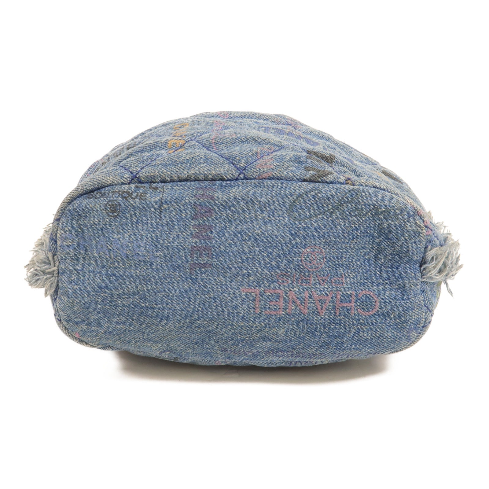 CHANEL Denim Bucket Bag肩背袋