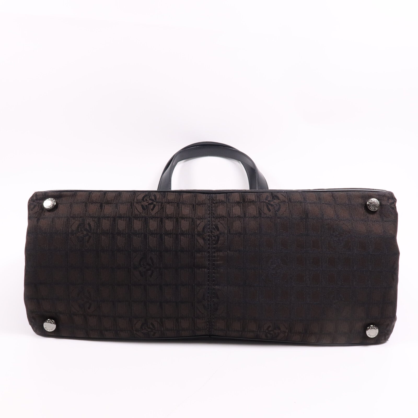 CHANEL 尼龍New Travel Line Tote Bag銀扣手挽袋