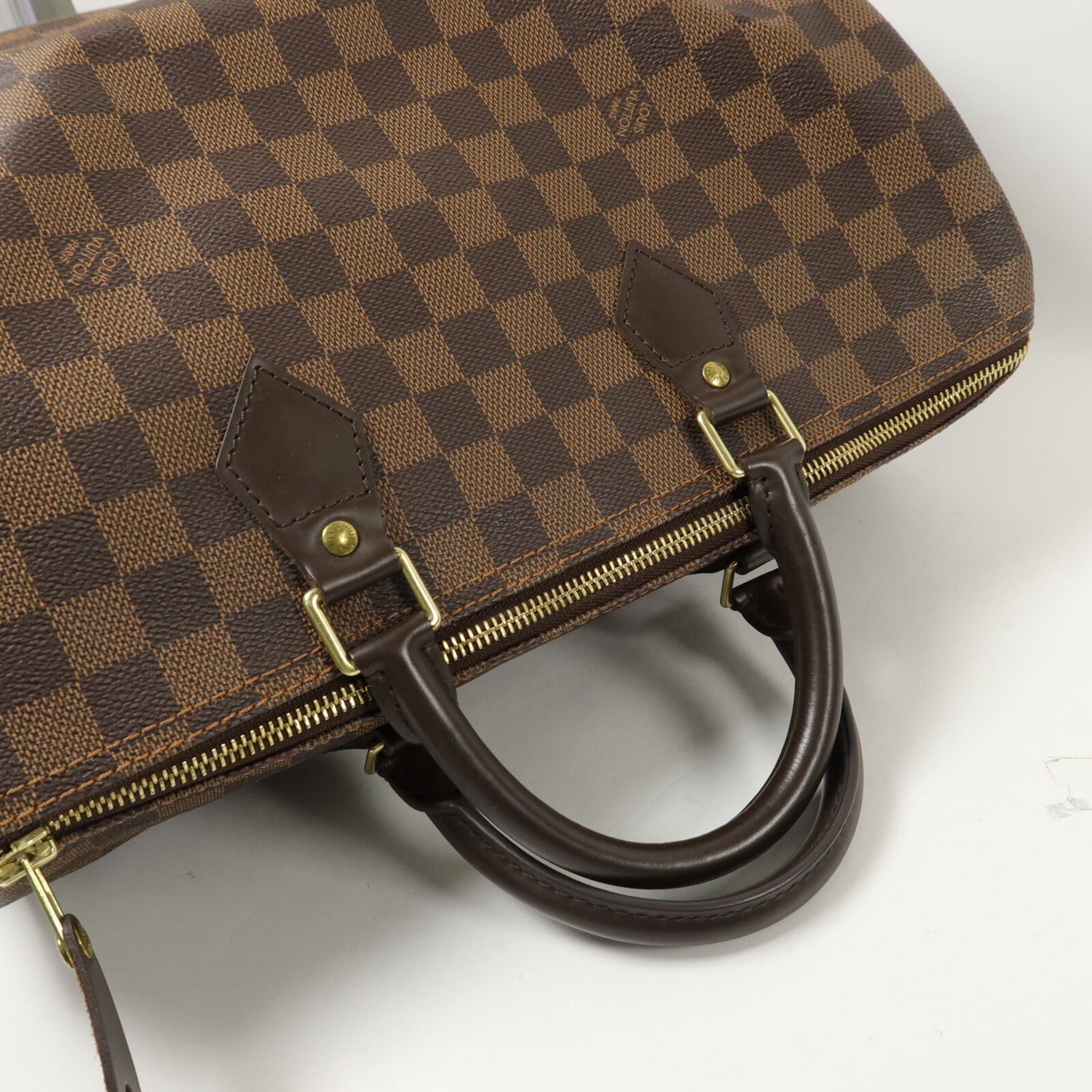 LOUIS VUITTON Damier Speedy 35手挽袋