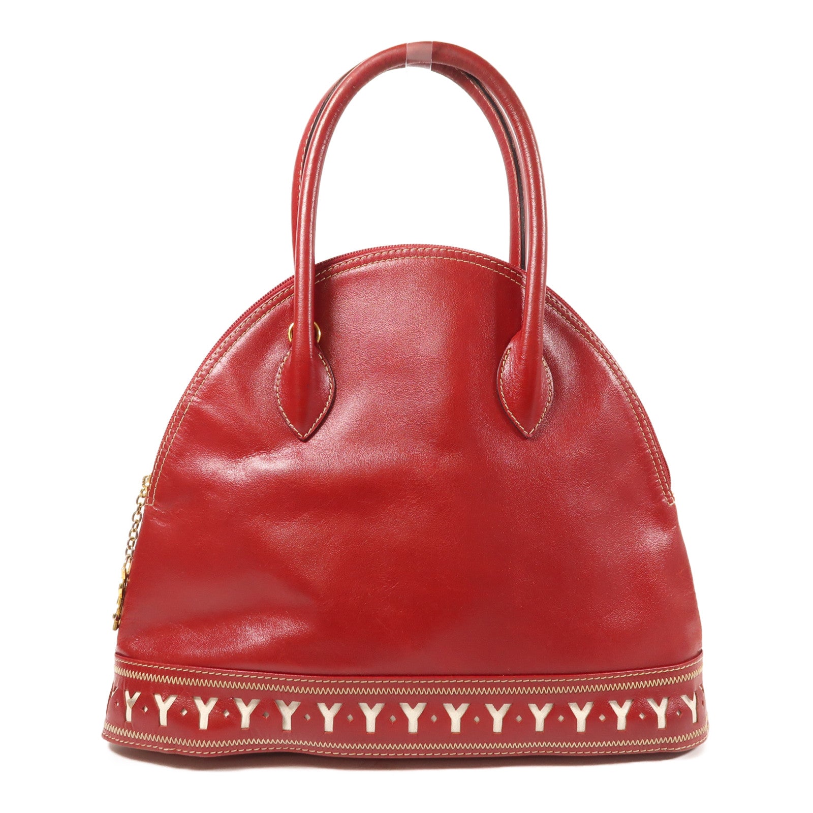 SAINT LAURENT 【激減優惠】牛皮皮革Hand Bag金扣手挽袋