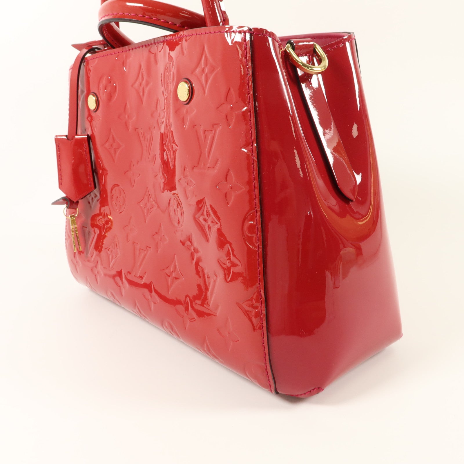 LOUIS VUITTON Monogram Vernis Montaigne BB手挽肩背兩用袋