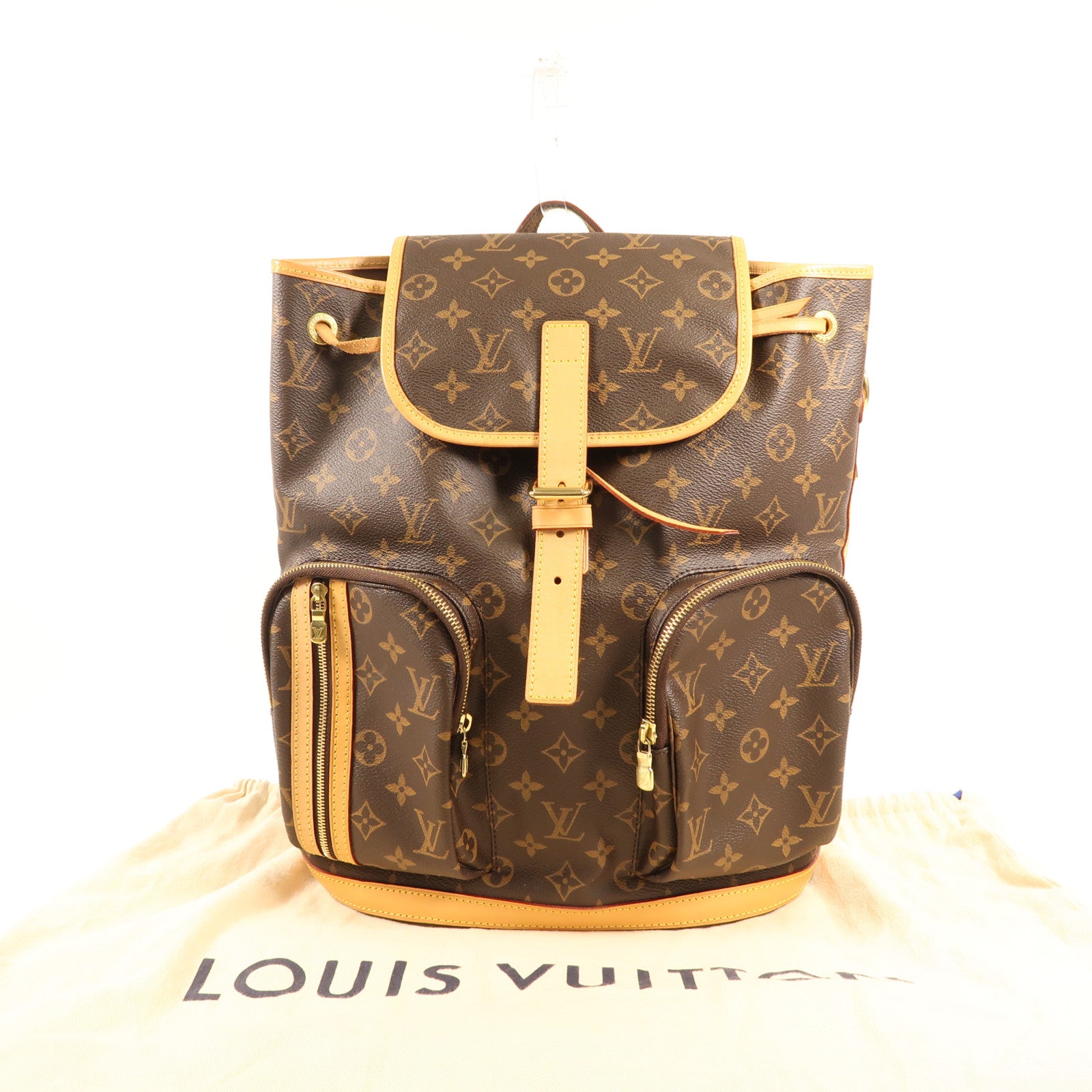LOUIS VUITTON Monogram Sac A Dos Bosphore金扣背包