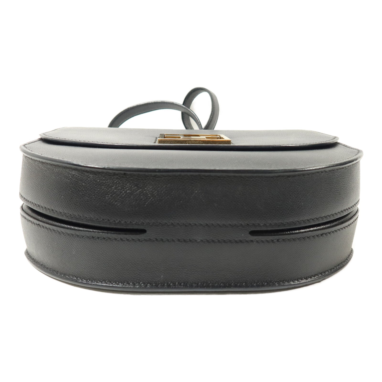 HERMES Epsom皮革Mosaique Au 24-21肩背袋Noir