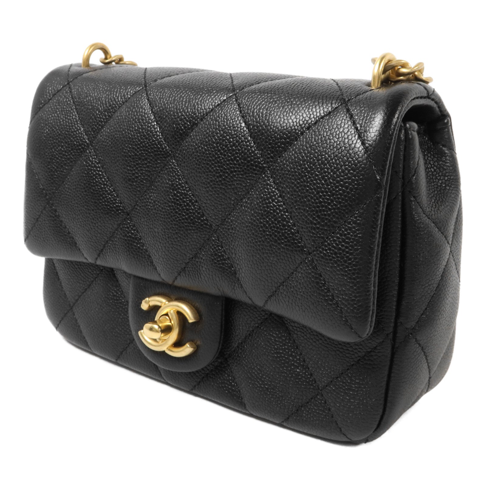 CHANEL 牛皮皮革Mini Flap Bag With Heart鏈帶肩背袋