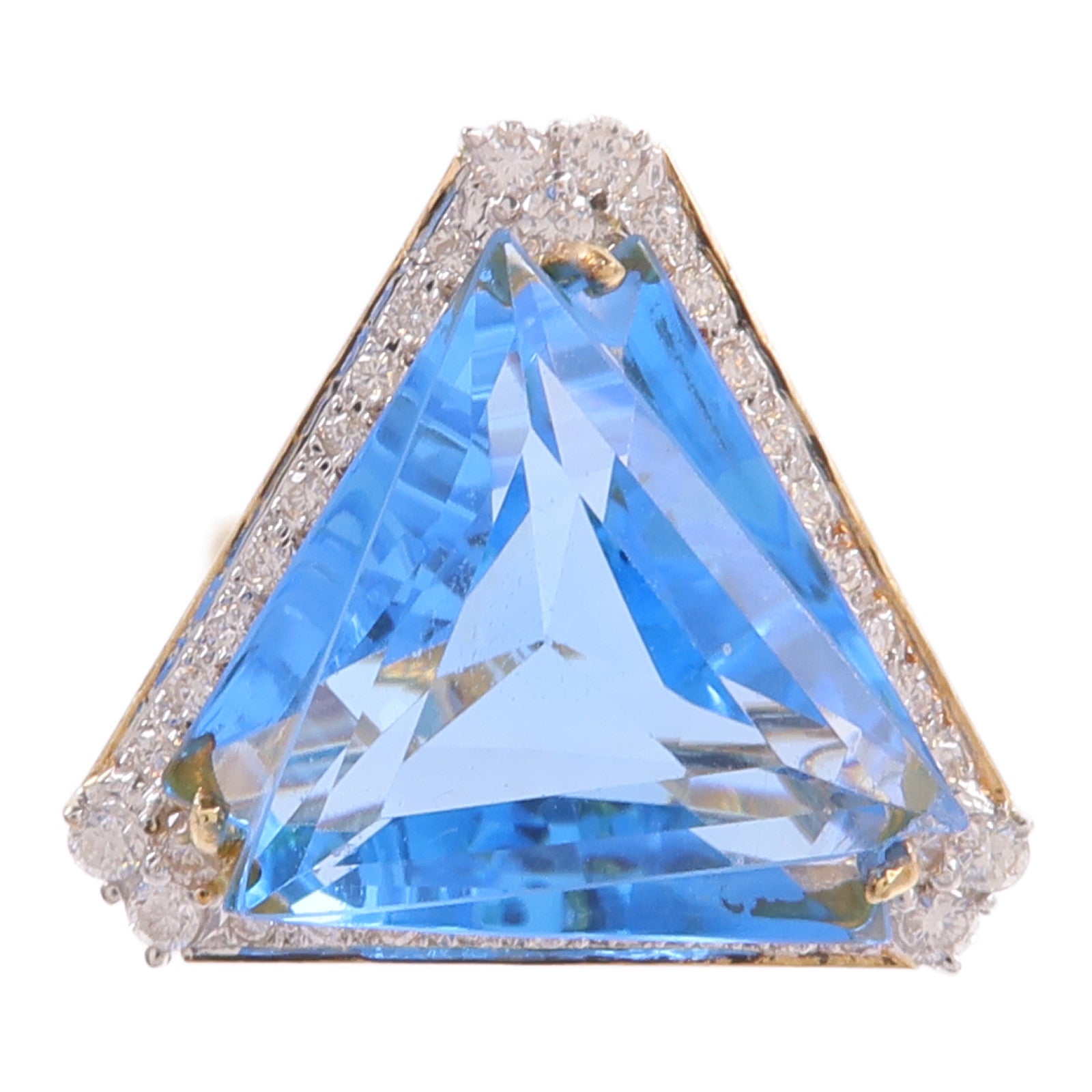 JEWELRY 18K黃金/白金Topaz Ring托帕石戒指