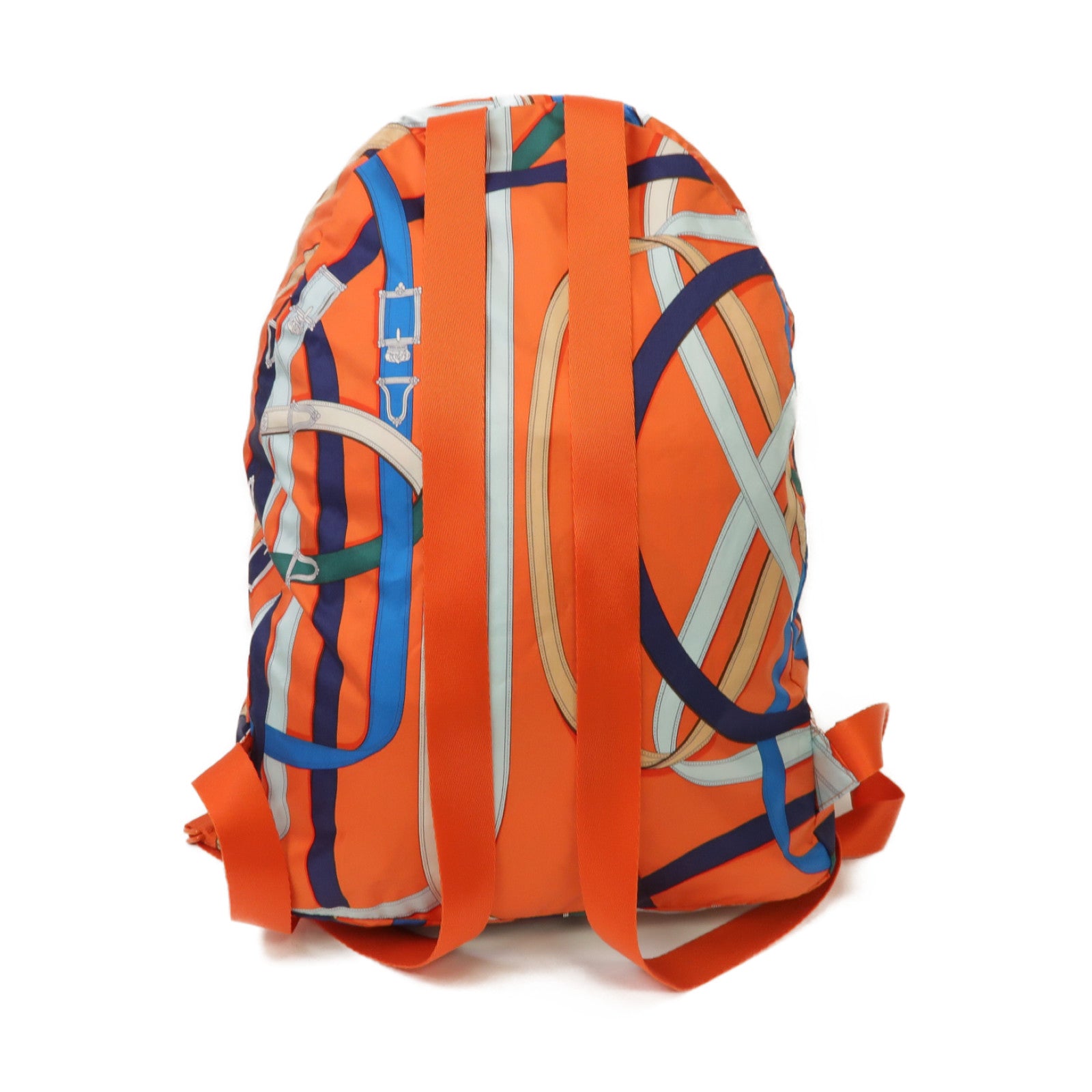 HERMES 絲質Airsilk Backpack背包橙色
