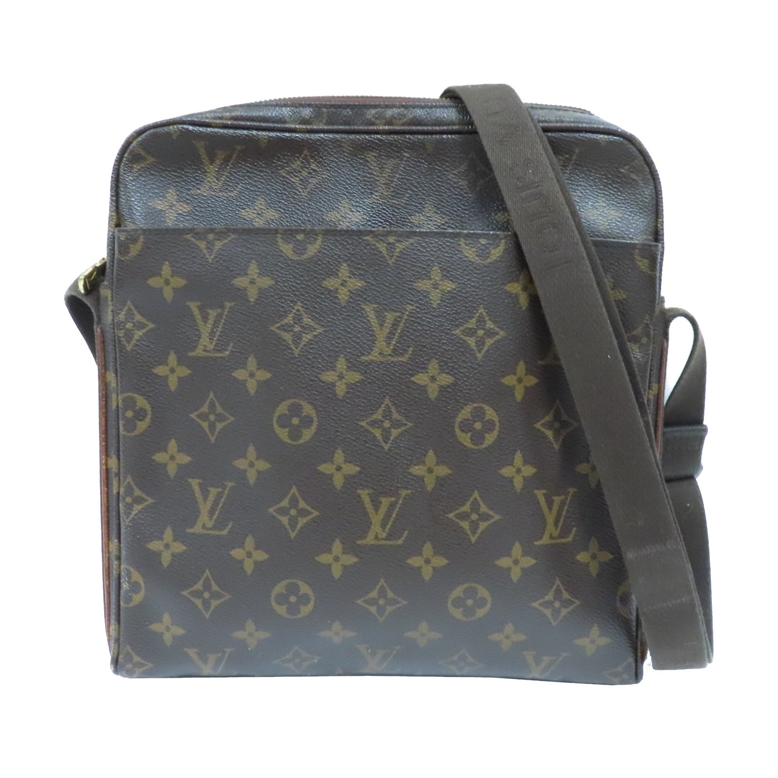 LOUIS VUITTON 【激減優惠】Monogram Trotteur Beaubourg金扣肩背袋啡色