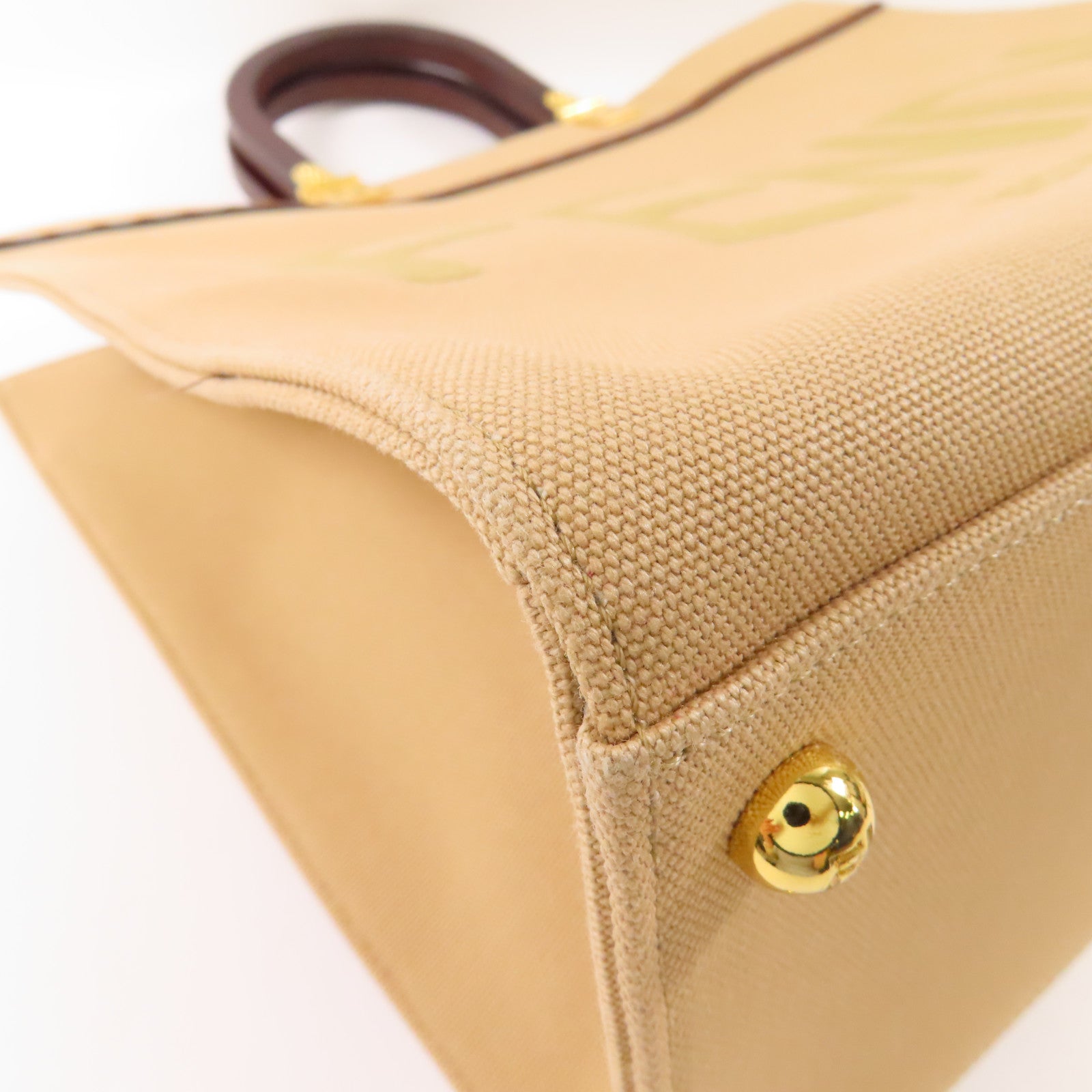 FENDI 帆布Sunshine Medium金扣手挽肩背兩用袋