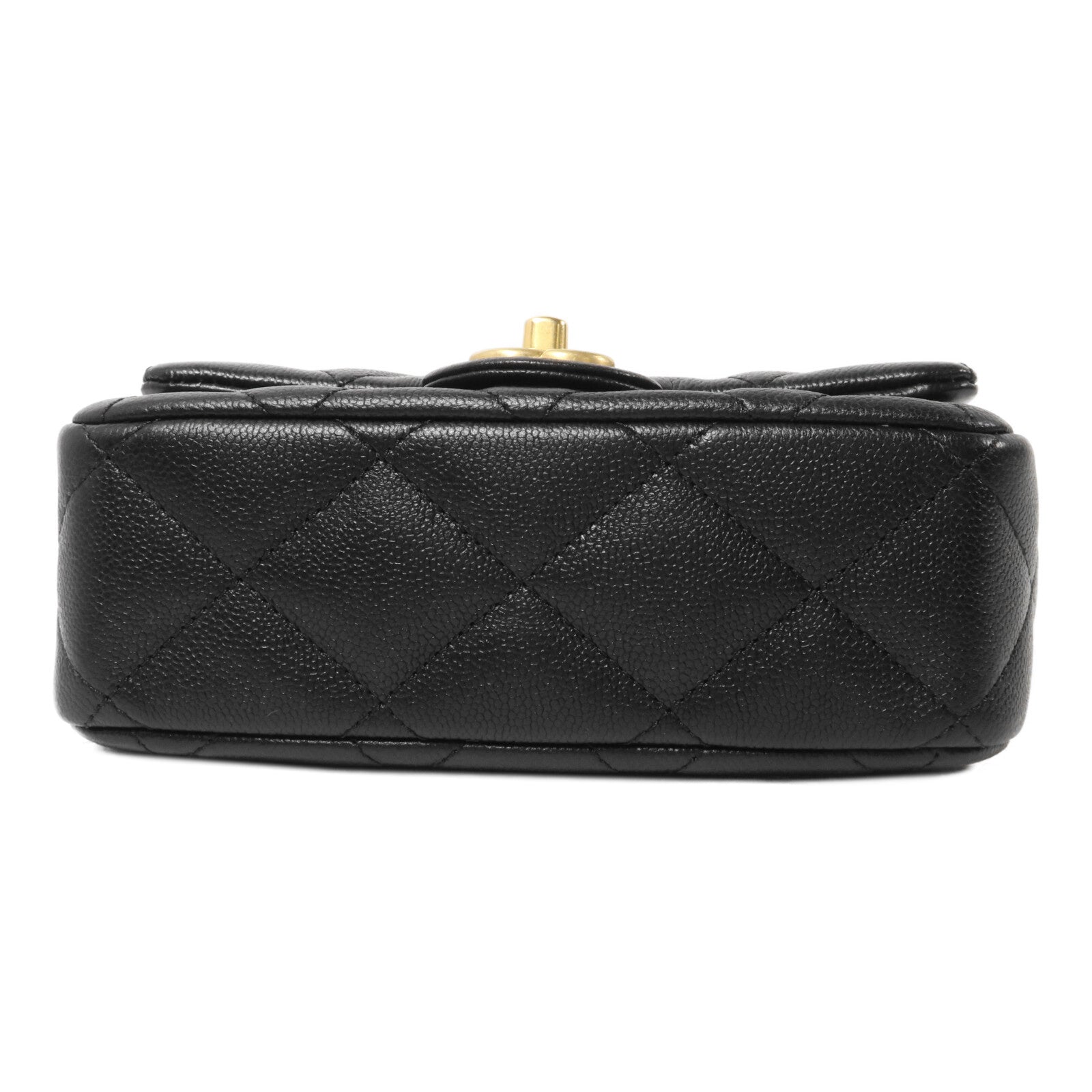 CHANEL 牛皮皮革Mini Flap Bag With Heart鏈帶肩背袋