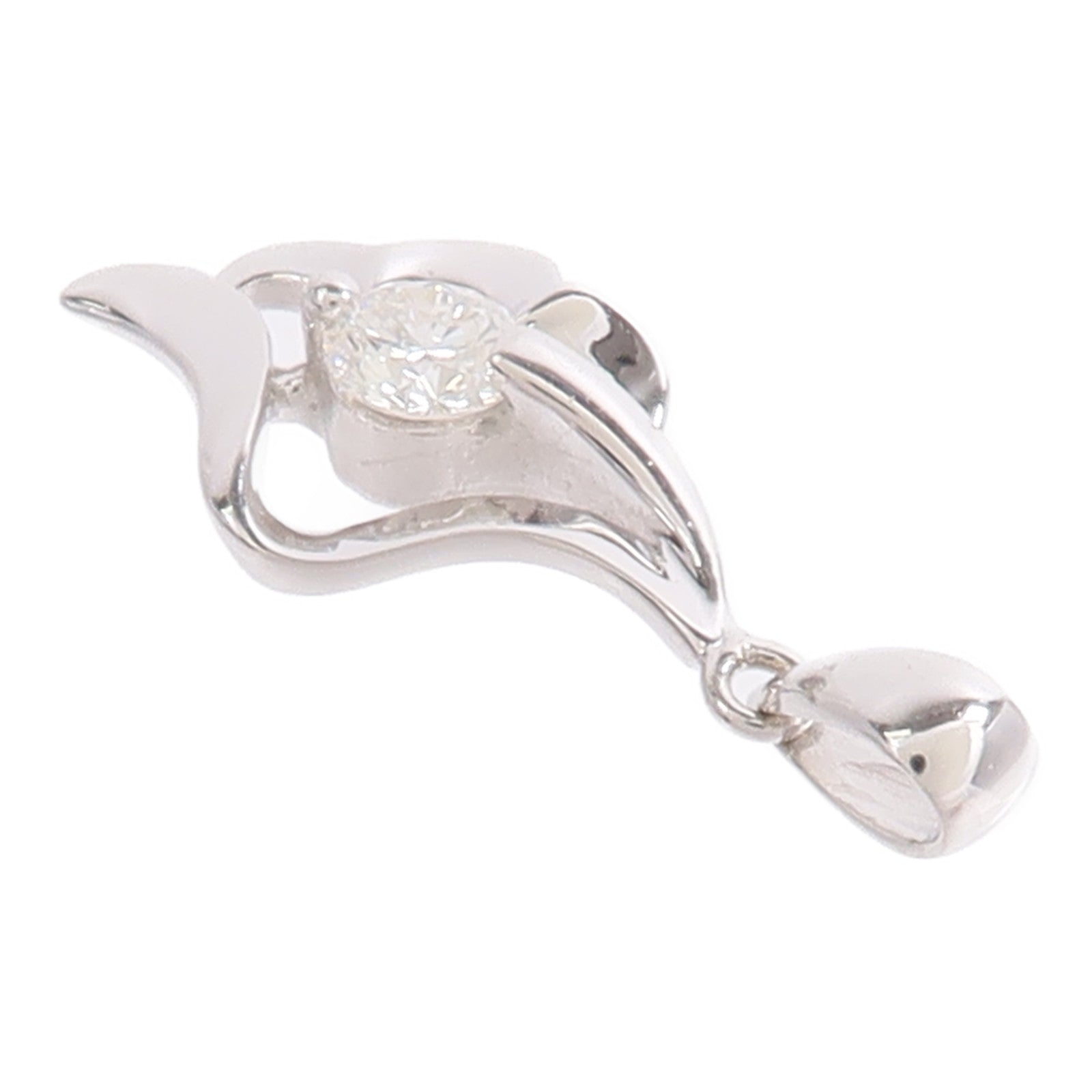 JEWELRY 18K白金Diamond Pendant Top鑽石吊墜