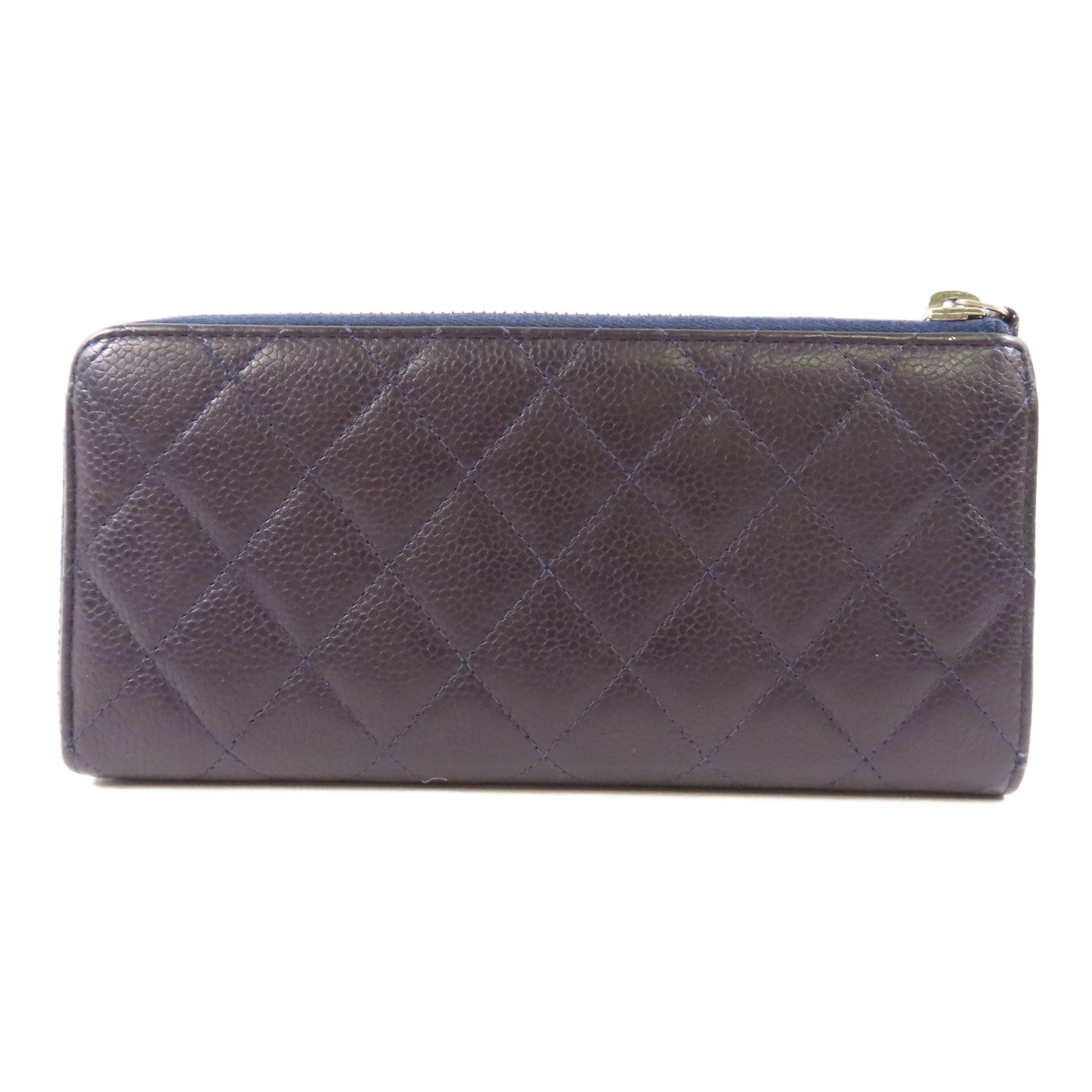 CHANEL 【激減優惠】牛皮皮革Long Wallet銀扣長錢包