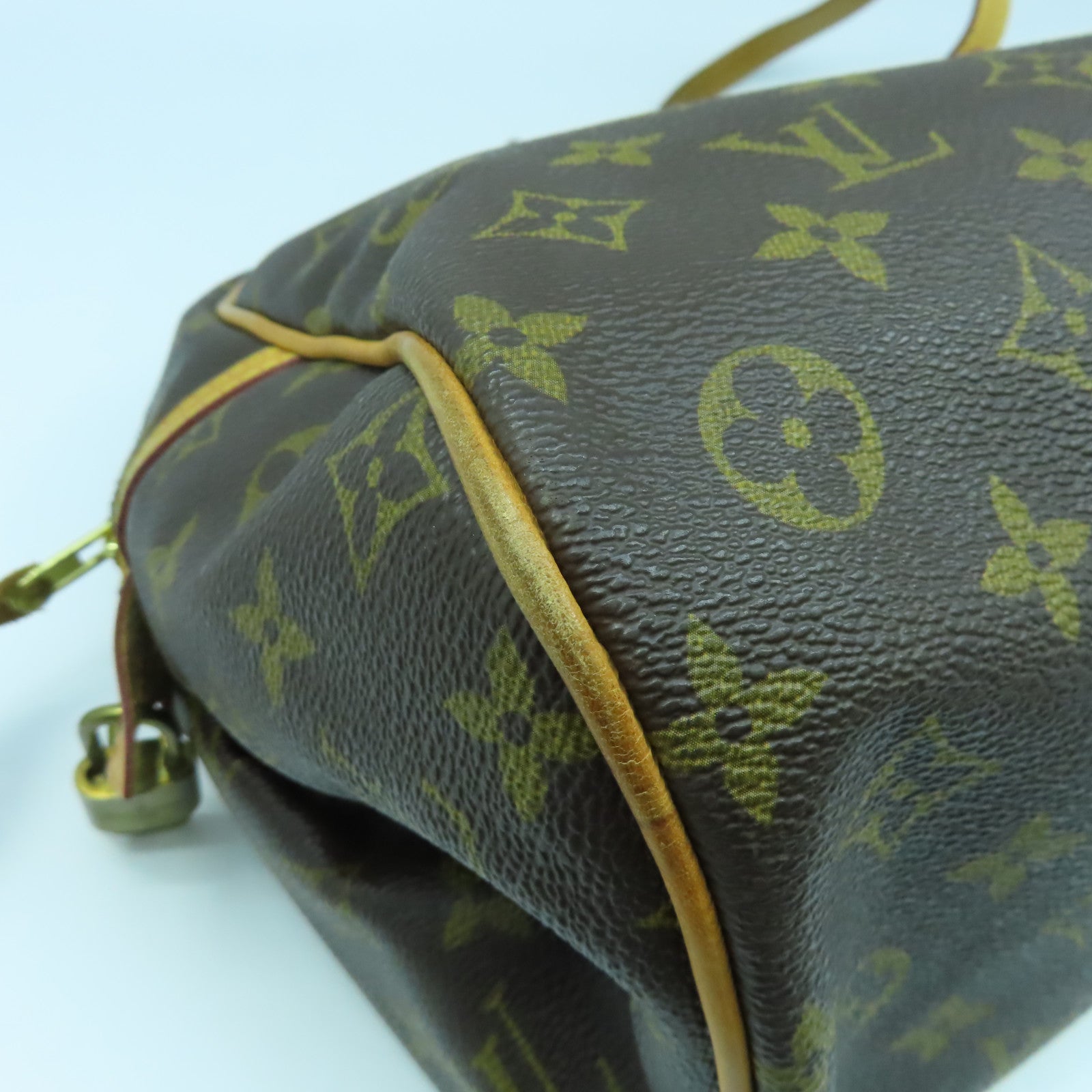 LOUIS VUITTON 【激減優惠】Monogram Montorgueil PM金扣肩背袋啡色