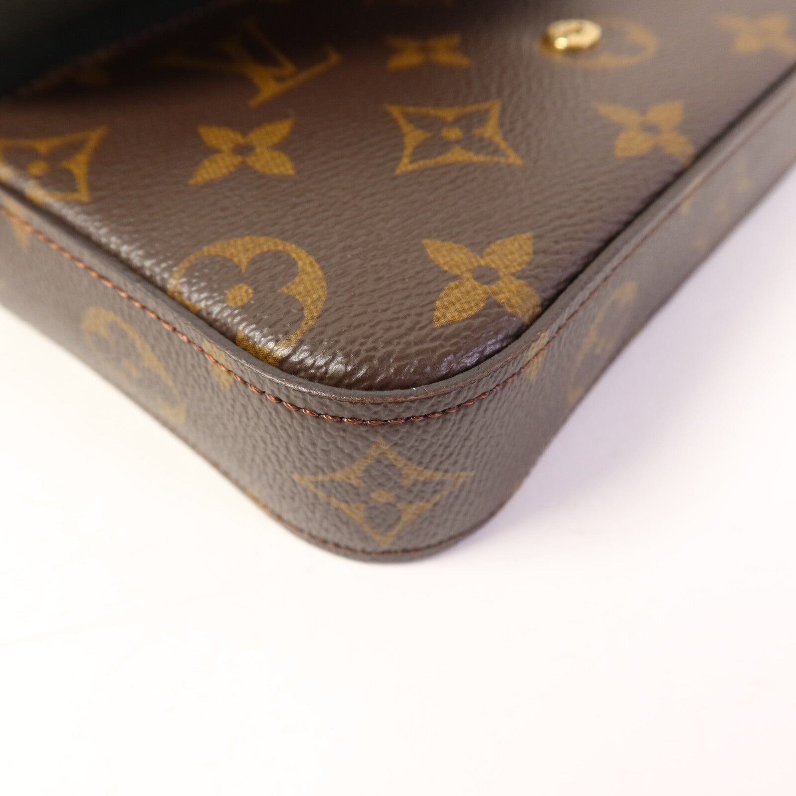 LOUIS VUITTON Monogram Felicie Strap & Go金扣肩背袋