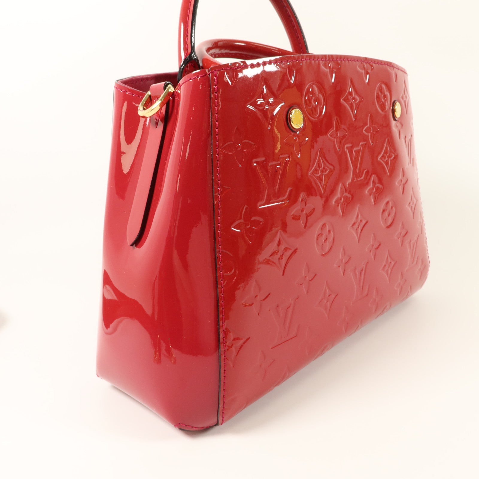 LOUIS VUITTON Monogram Vernis Montaigne BB手挽肩背兩用袋