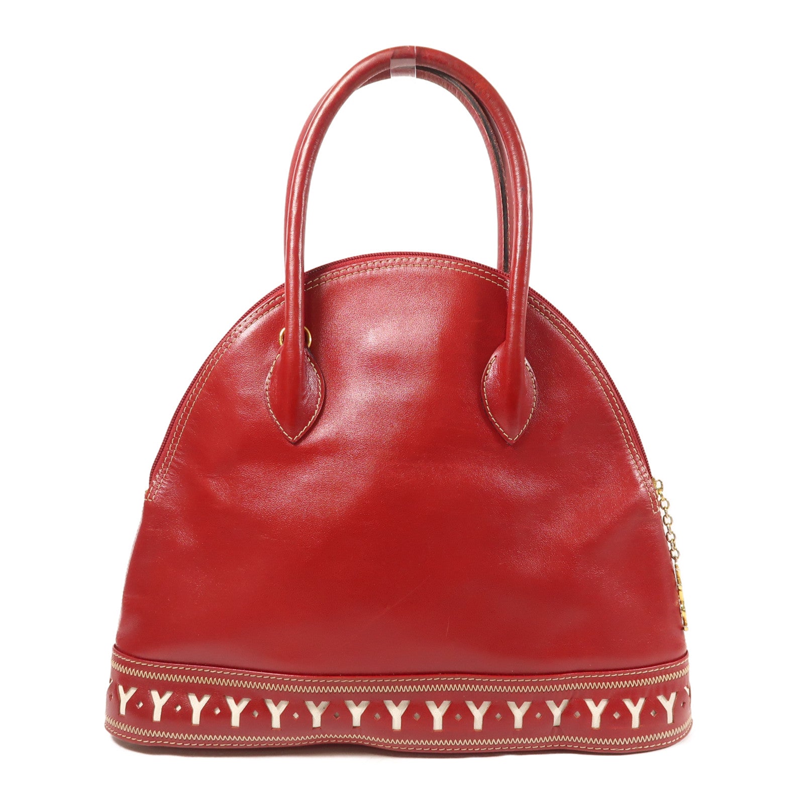 SAINT LAURENT 【激減優惠】牛皮皮革Hand Bag金扣手挽袋