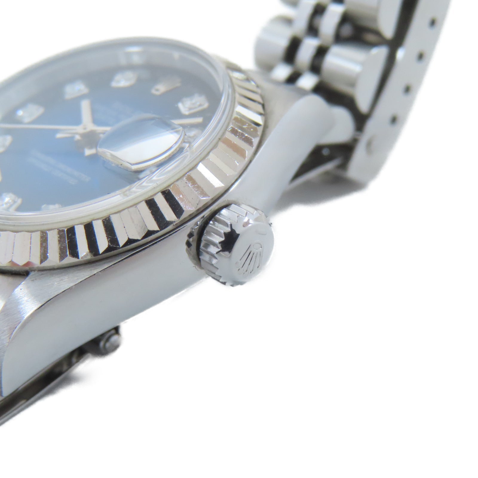 ROLEX Lady Datejust不鏽鋼手錶自動機芯藍色