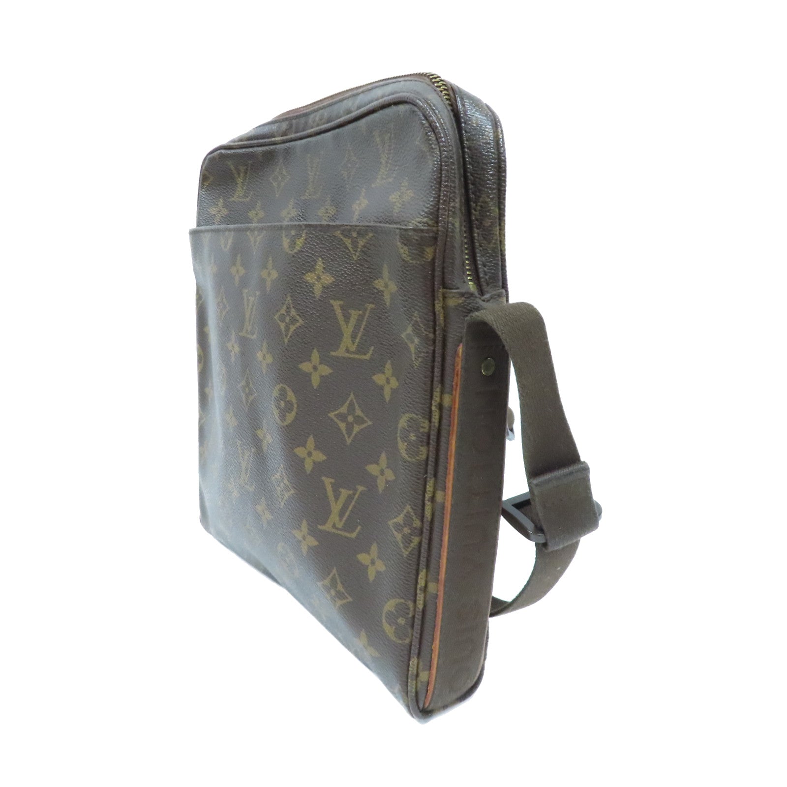 LOUIS VUITTON 【激減優惠】Monogram Trotteur Beaubourg金扣肩背袋啡色
