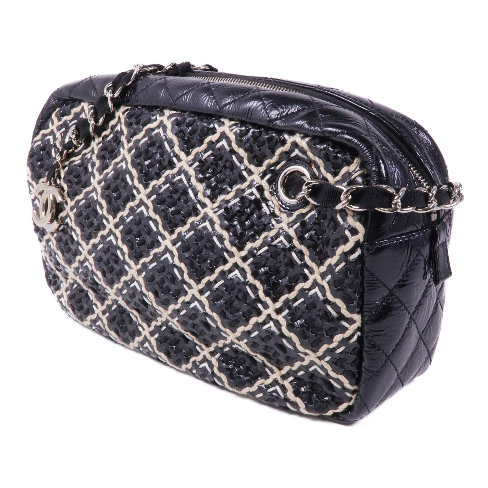 CHANEL 皮革Shoulder Bag鏈帶肩背袋