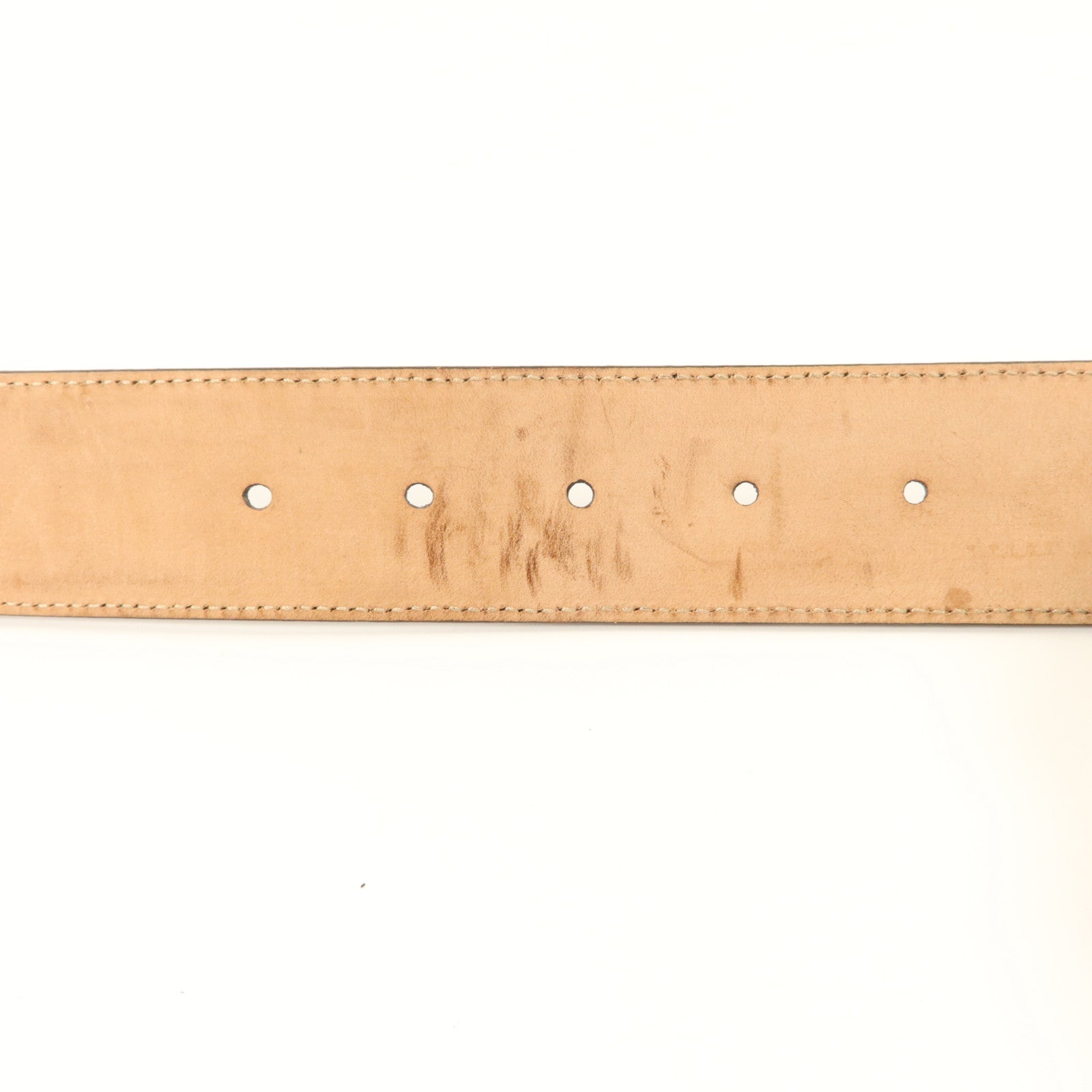 GUCCI 塗層帆布Interlocking G Belt 100x40皮帶