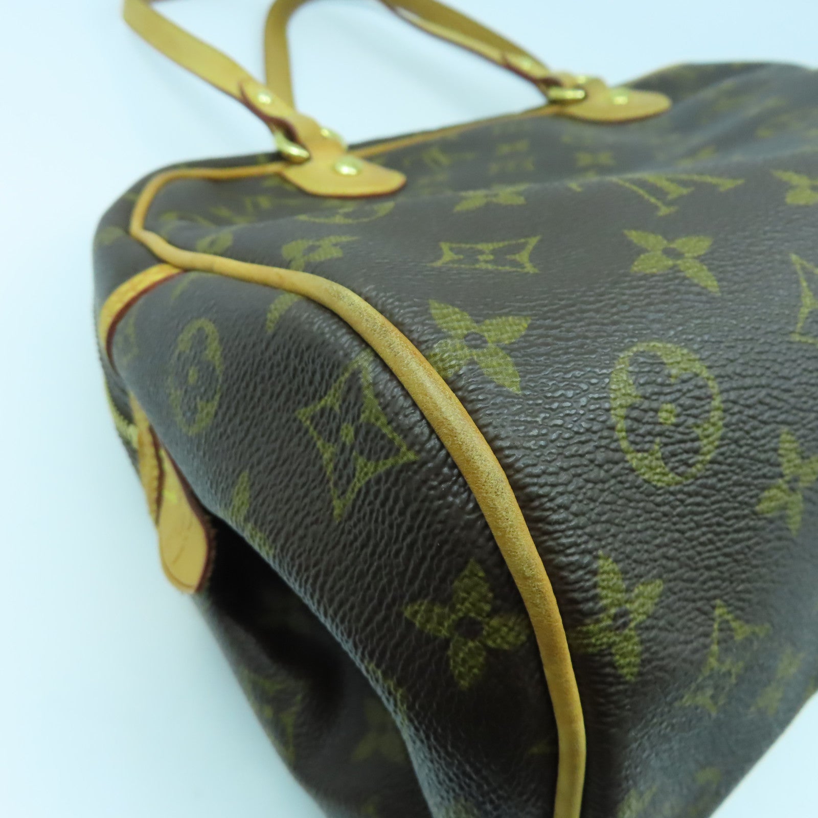 LOUIS VUITTON 【激減優惠】Monogram Montorgueil PM金扣肩背袋啡色