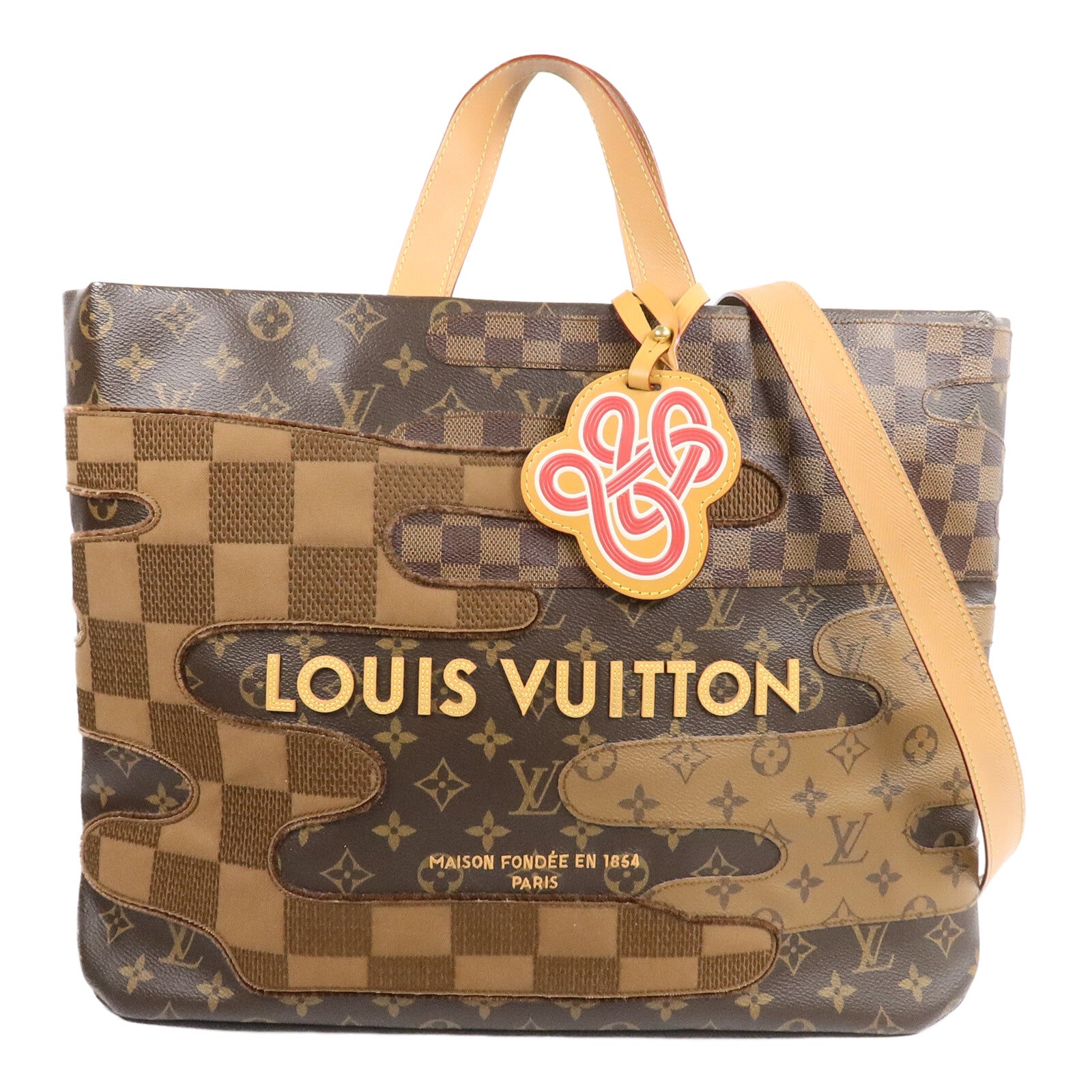 LOUIS VUITTON Monogram Landscape Shopper Tote MM手挽袋