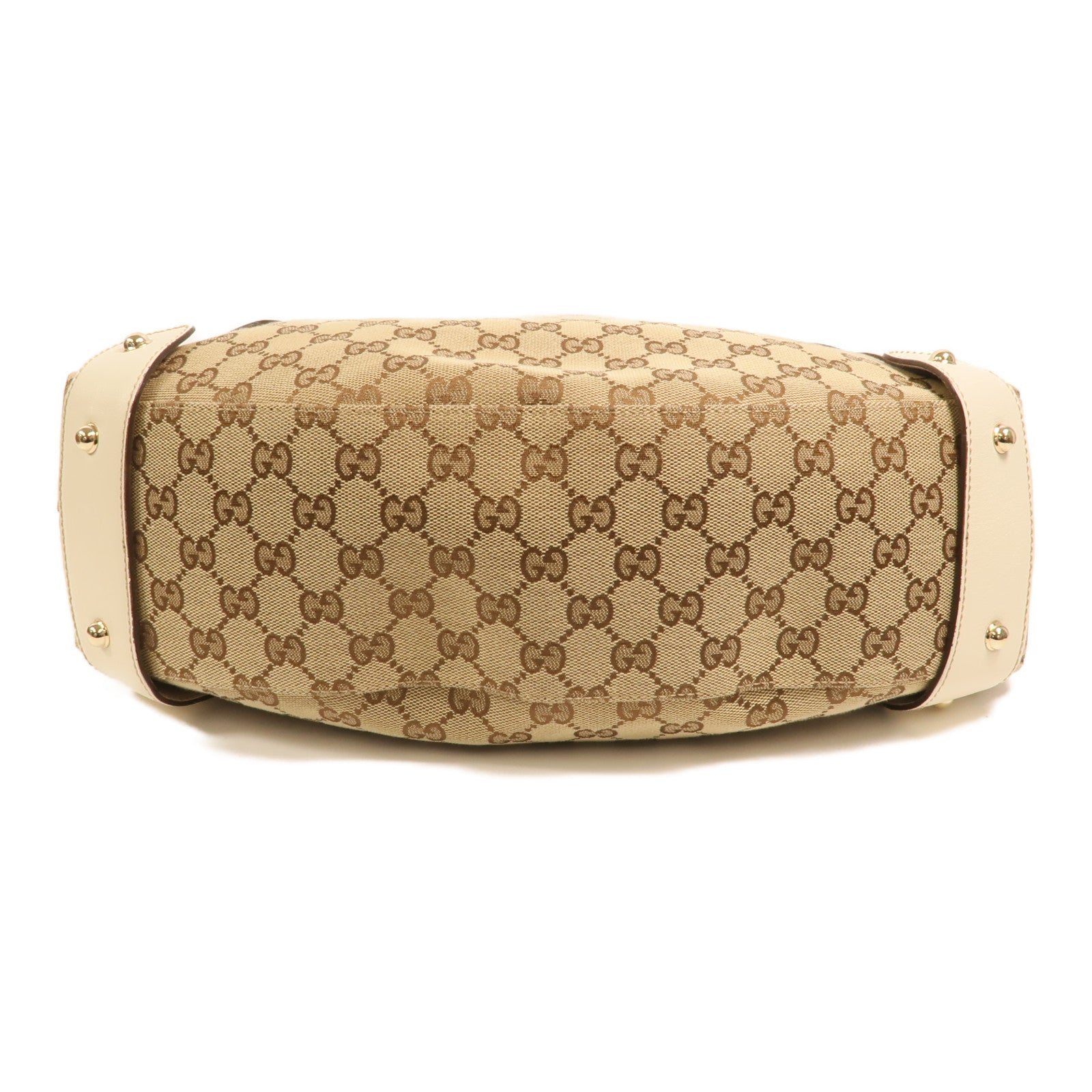 GUCCI 帆布Shoulder Bag金扣肩背袋