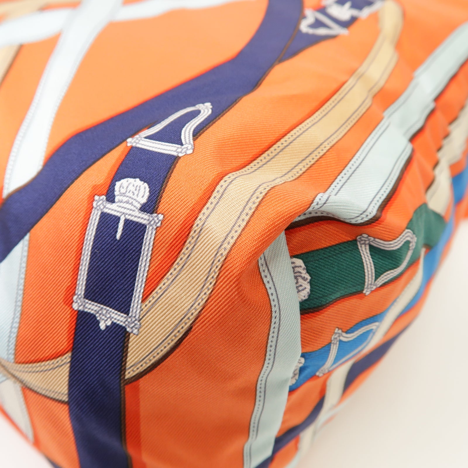 HERMES 絲質Airsilk Backpack背包橙色