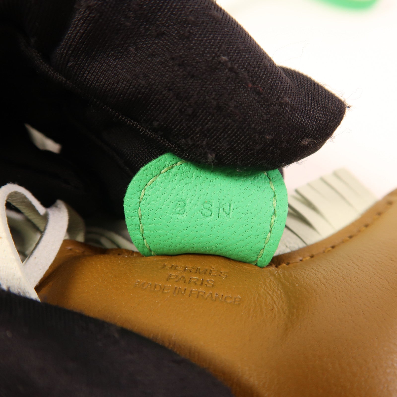 HERMES Milo皮革Rodeo PM Charm掛飾