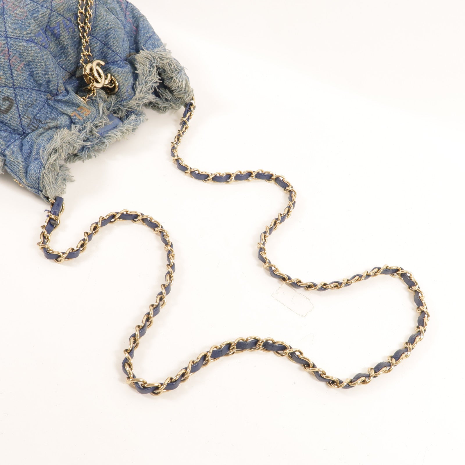 CHANEL Denim Bucket Bag肩背袋