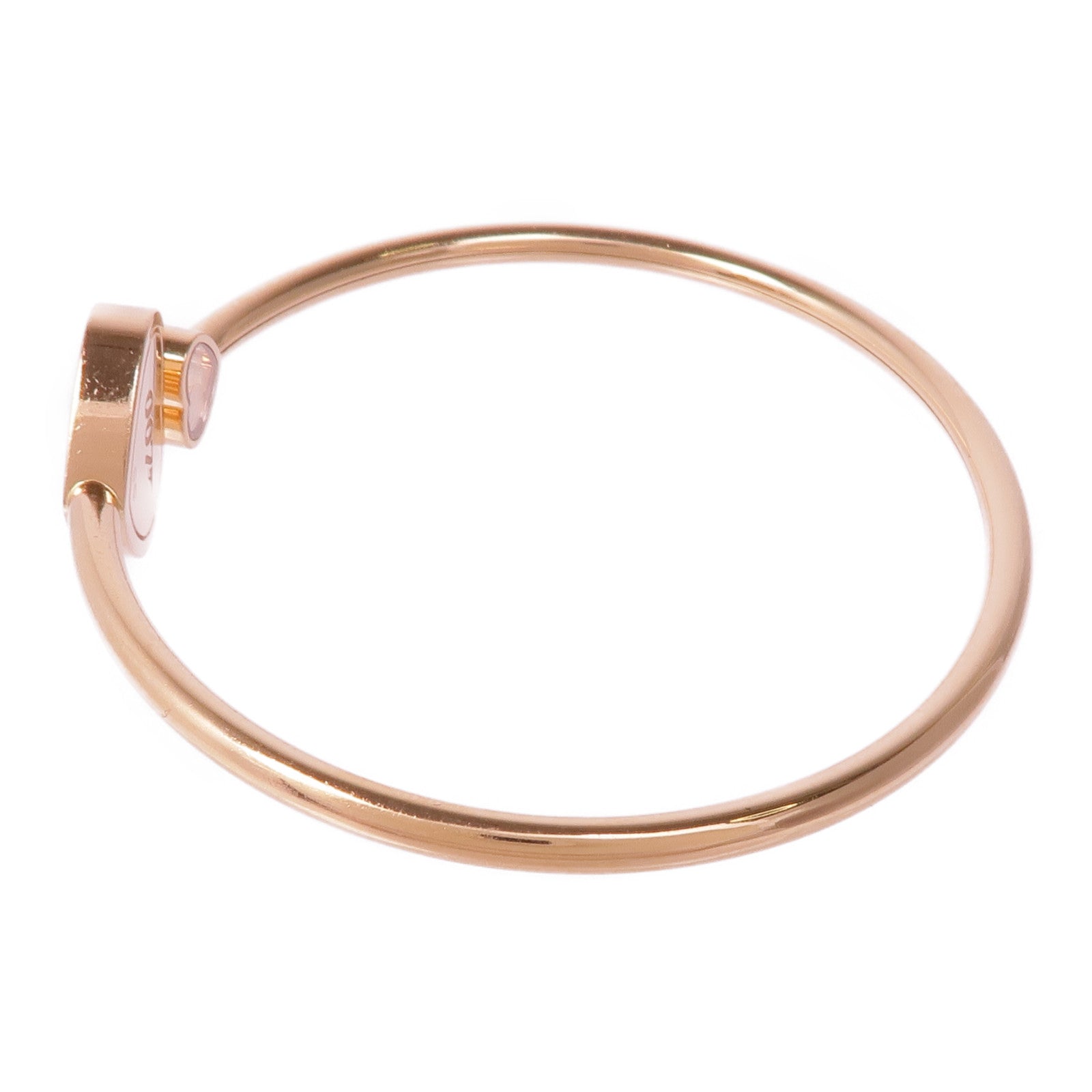 Chopard 18K玫瑰金Happy Hearts James Bond 007鑽石手鐲