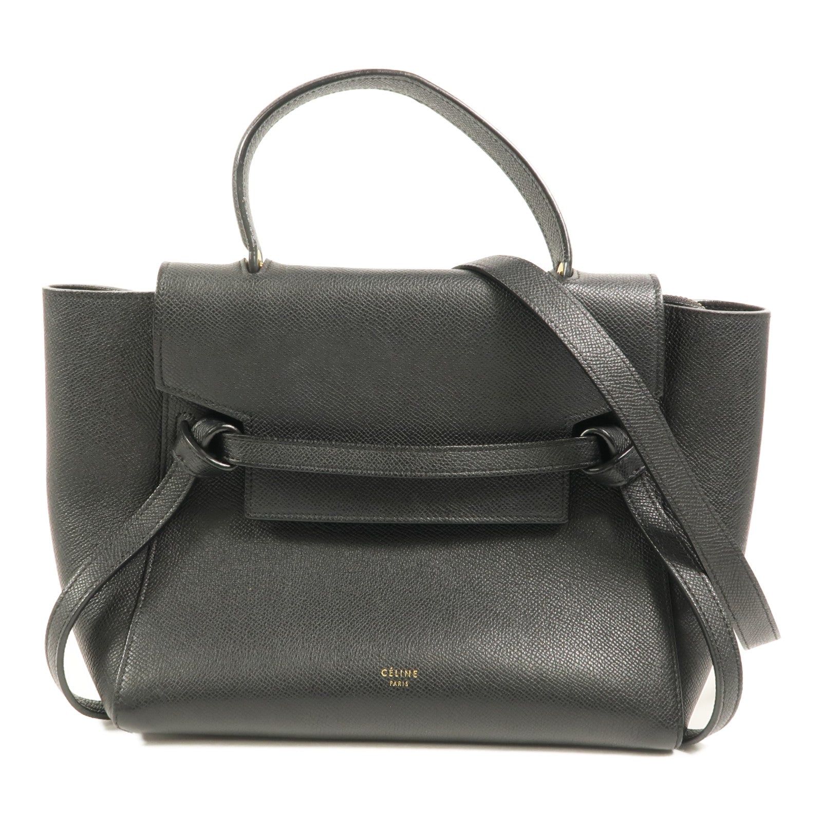 CELINE 牛皮皮革Micro Belt Bag手挽肩背兩用袋
