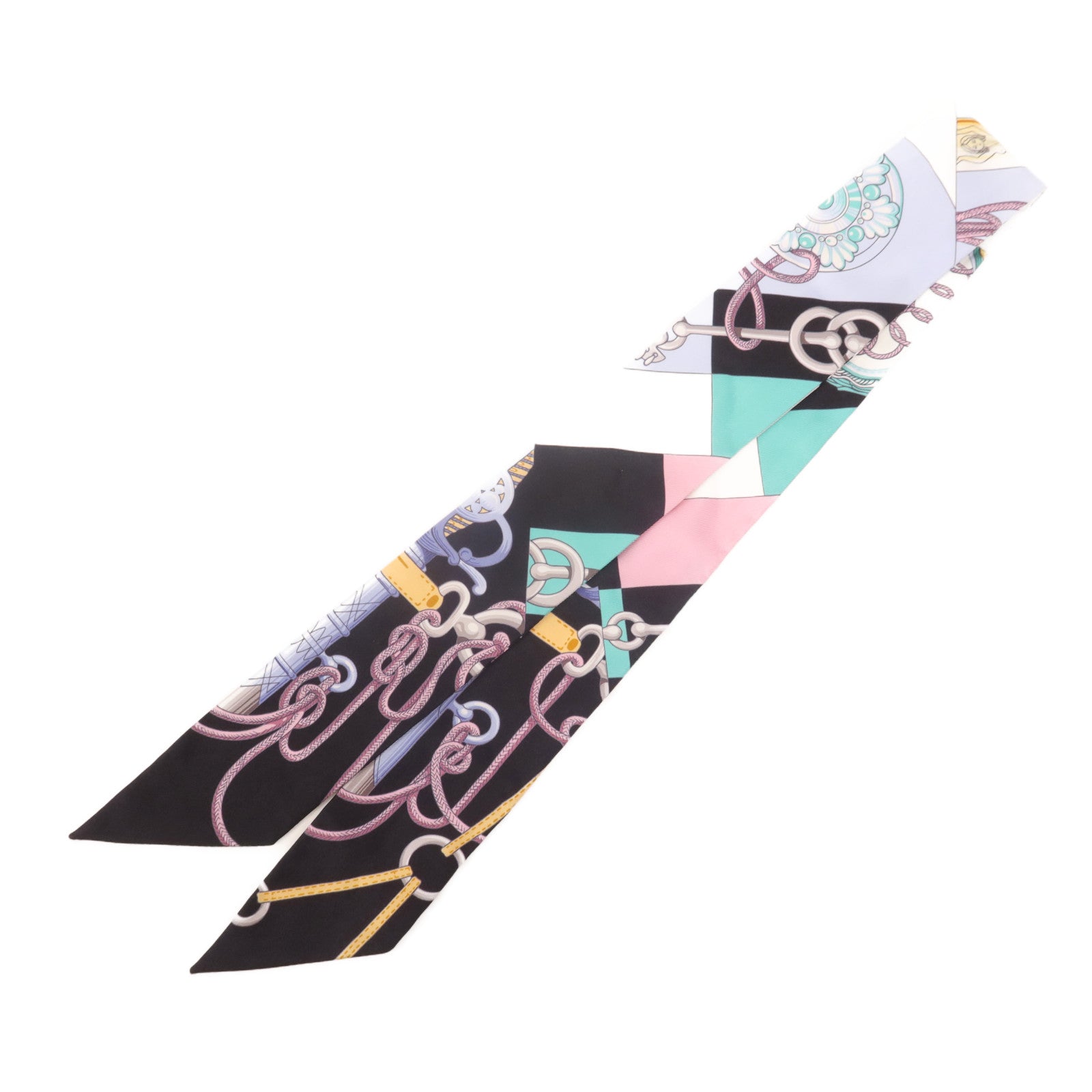 HERMES 絲質Twilly絲巾