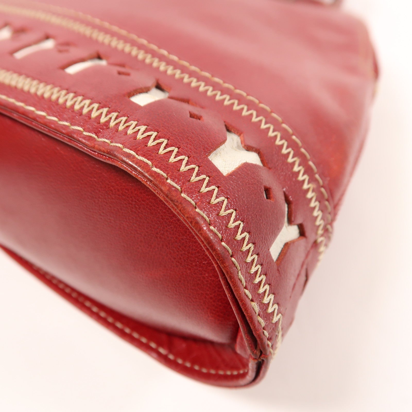 SAINT LAURENT 牛皮皮革Hand Bag金扣手挽袋