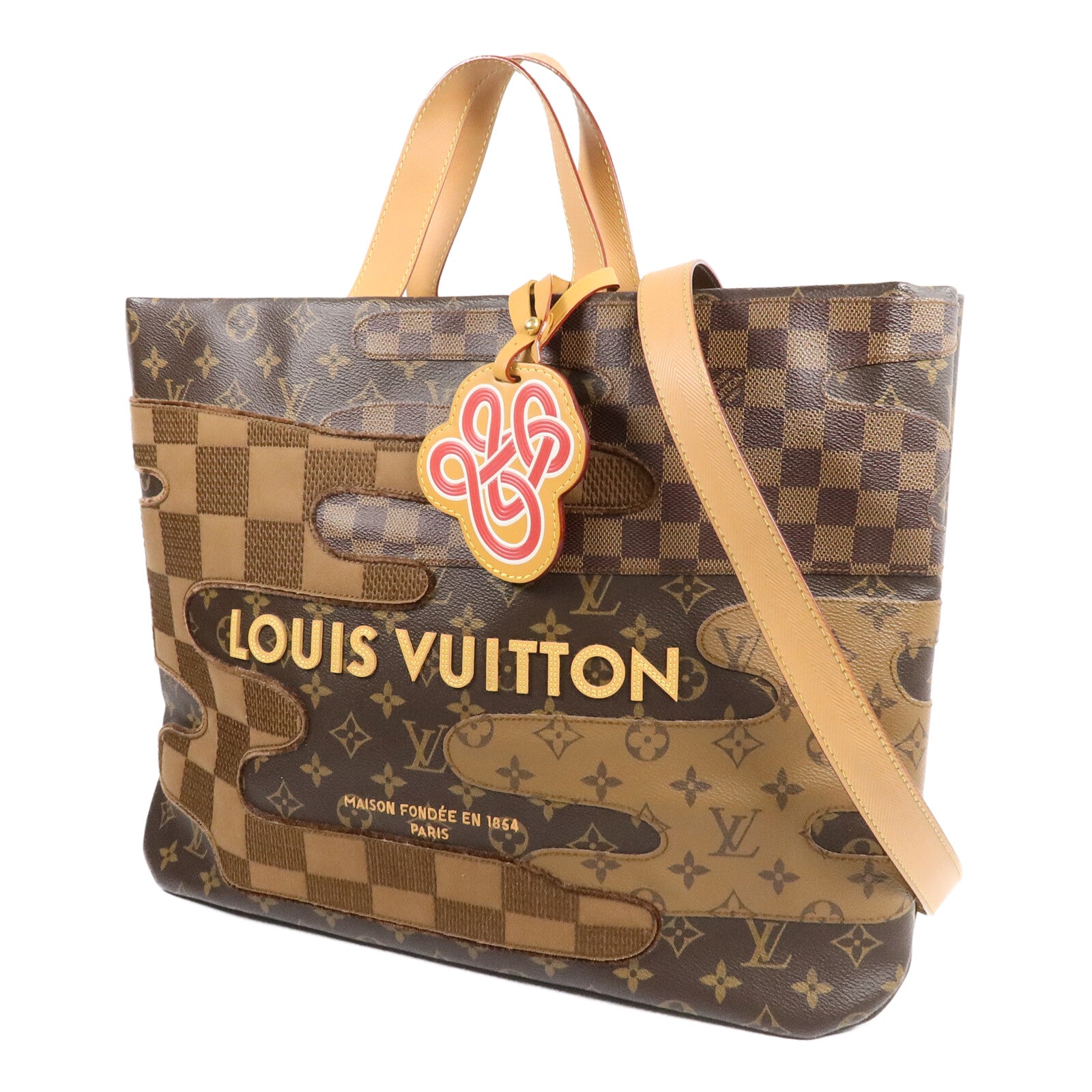 LOUIS VUITTON Monogram Landscape Shopper Tote MM手挽袋