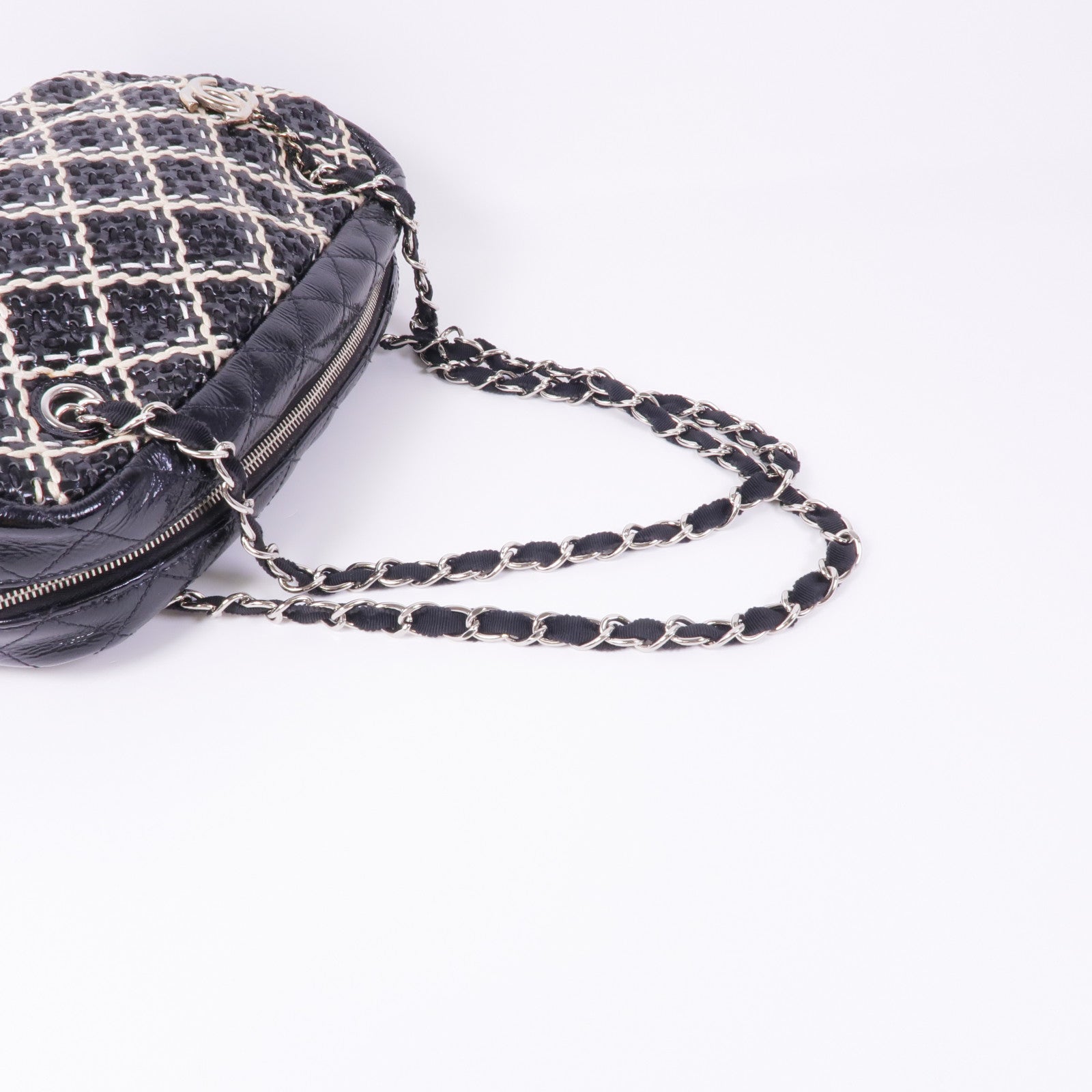 CHANEL 皮革Shoulder Bag鏈帶肩背袋