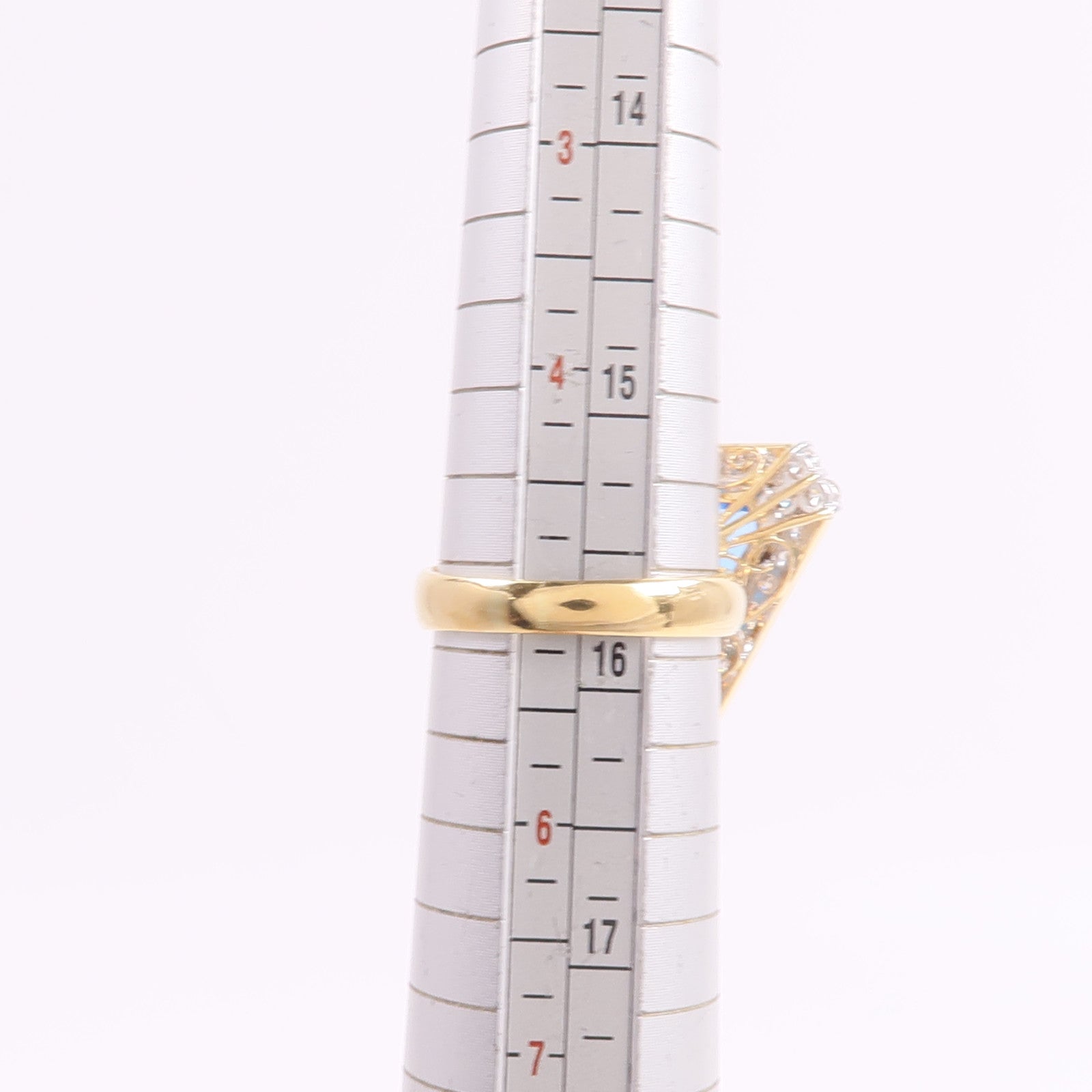 JEWELRY 18K黃金/白金Topaz Ring托帕石戒指