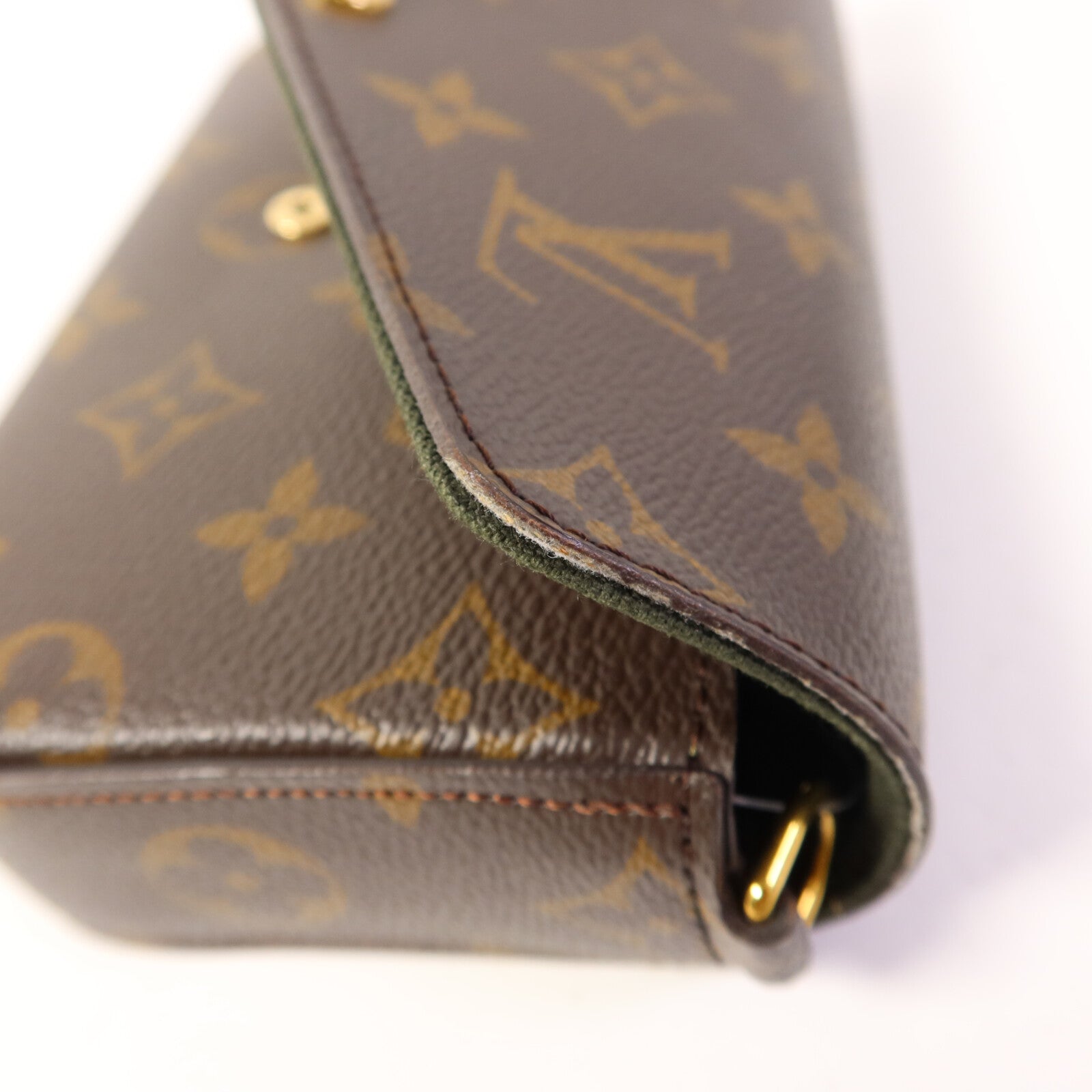 LOUIS VUITTON Monogram Felicie Strap & Go金扣肩背袋