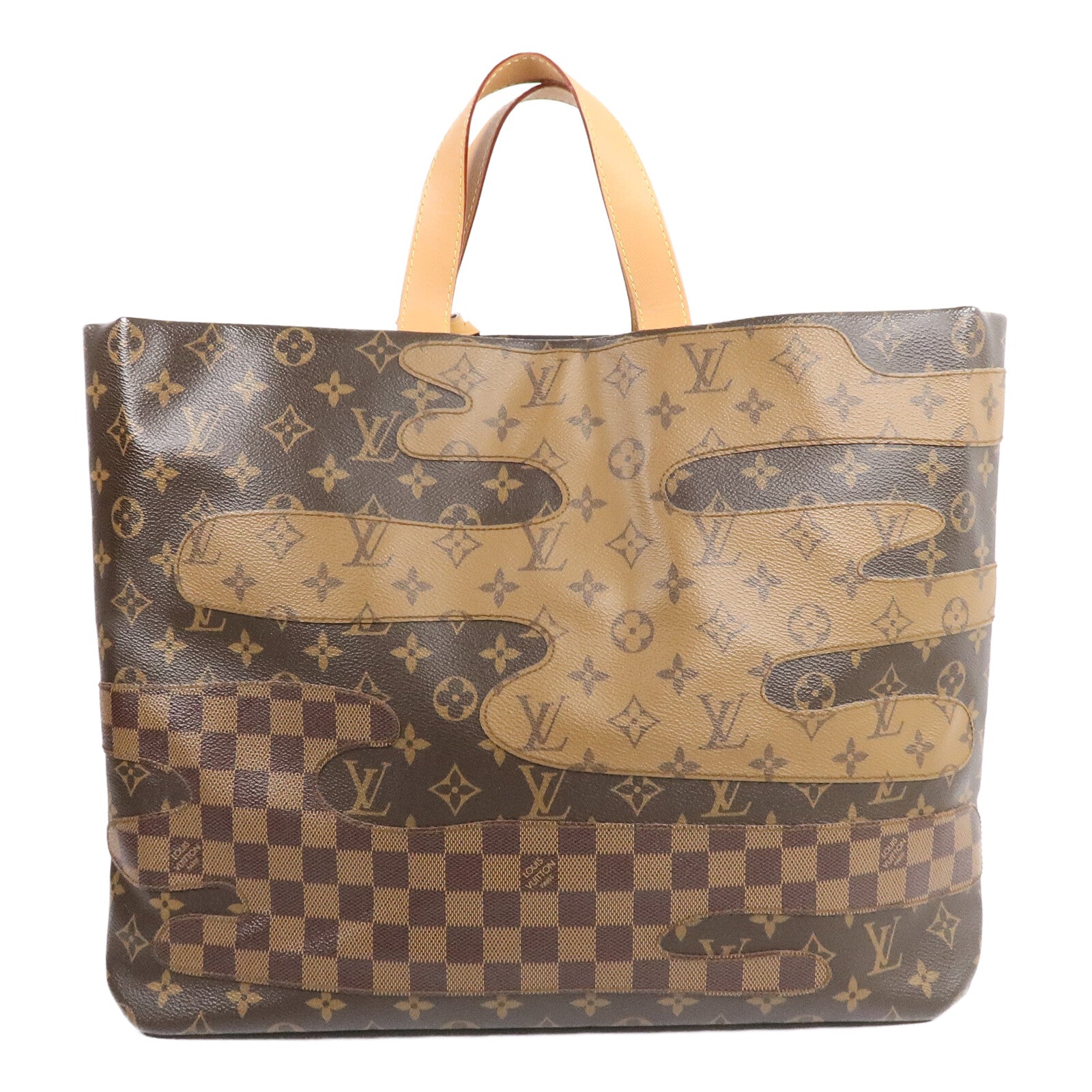 LOUIS VUITTON Monogram Landscape Shopper Tote MM手挽袋