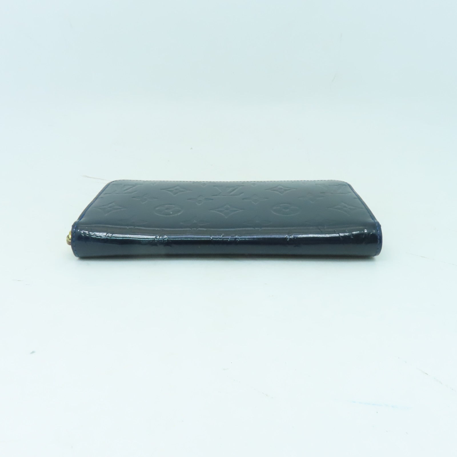 LOUIS VUITTON 【激減優惠】Vernis Zipper Long Wallet金扣長錢包藍色