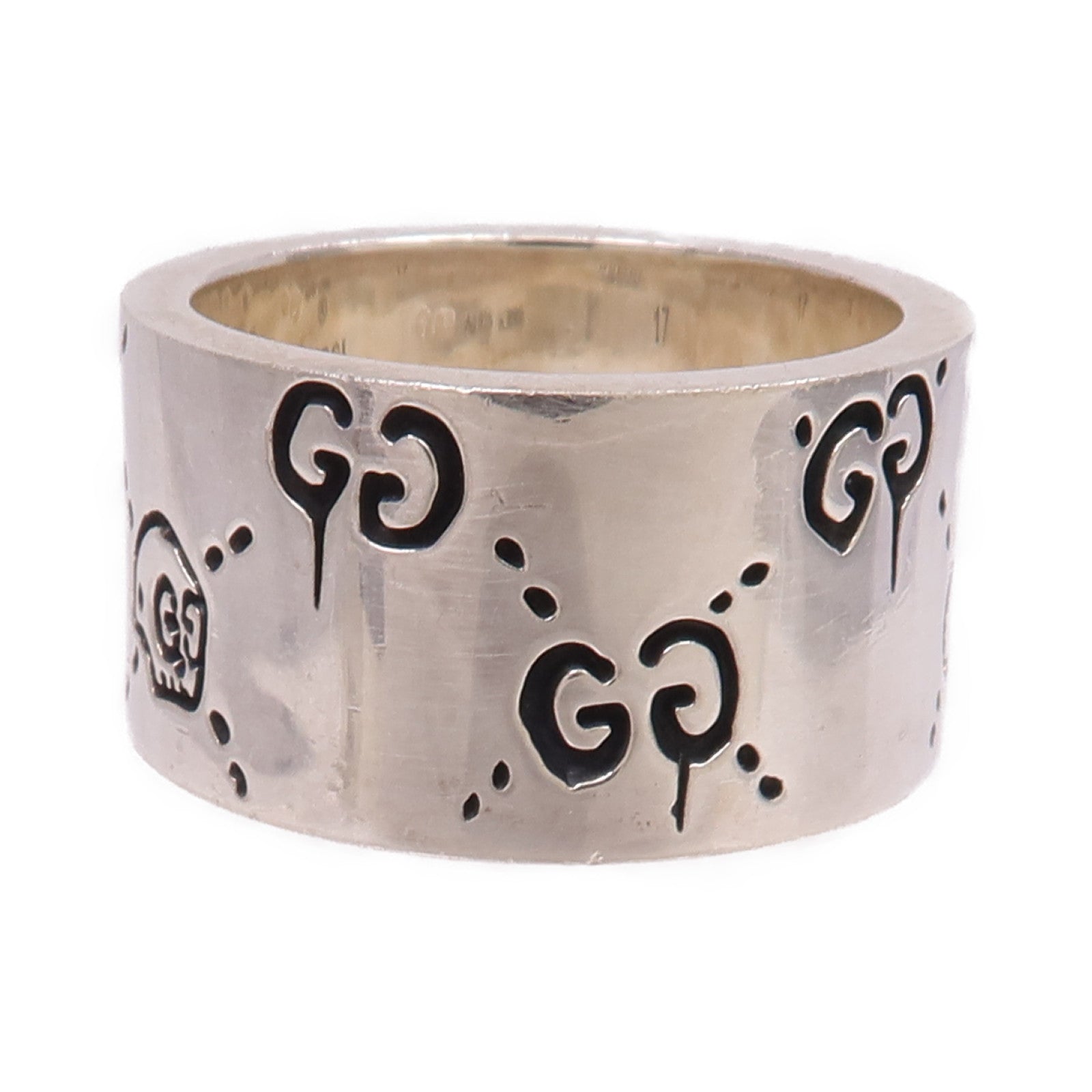 GUCCI 925純銀Ghost Ring戒指US#7.5