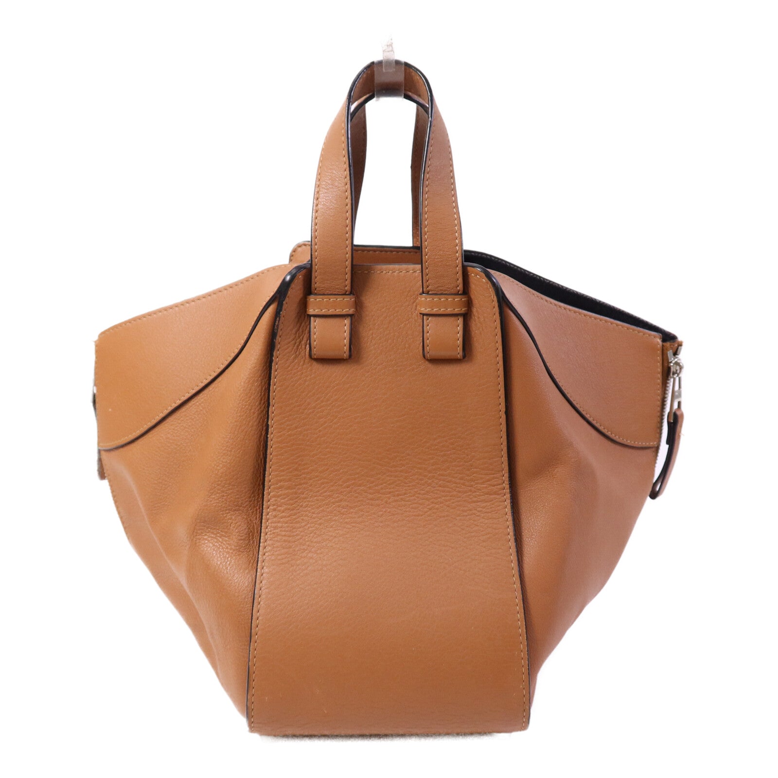 LOEWE 牛皮皮革Hammock銀扣肩背袋