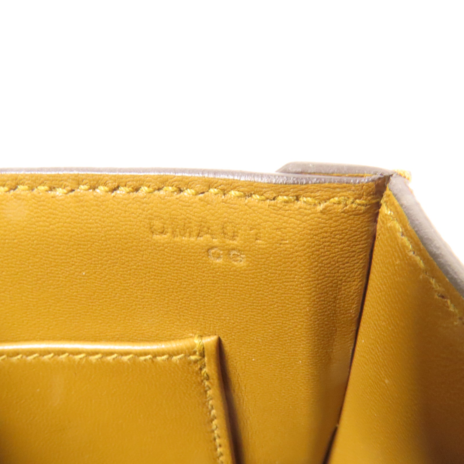 HERMES Chevre皮革Verrou Mini金扣鏈帶肩背袋Sesame