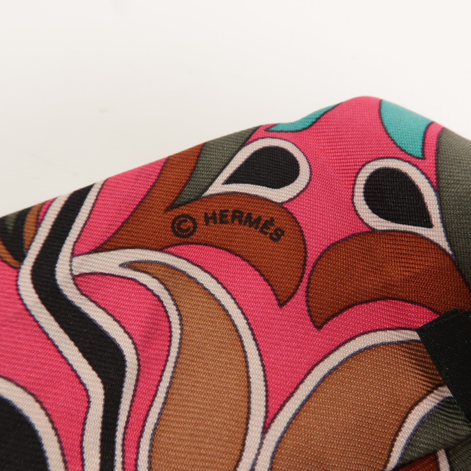 HERMES 絲質Twilly絲巾