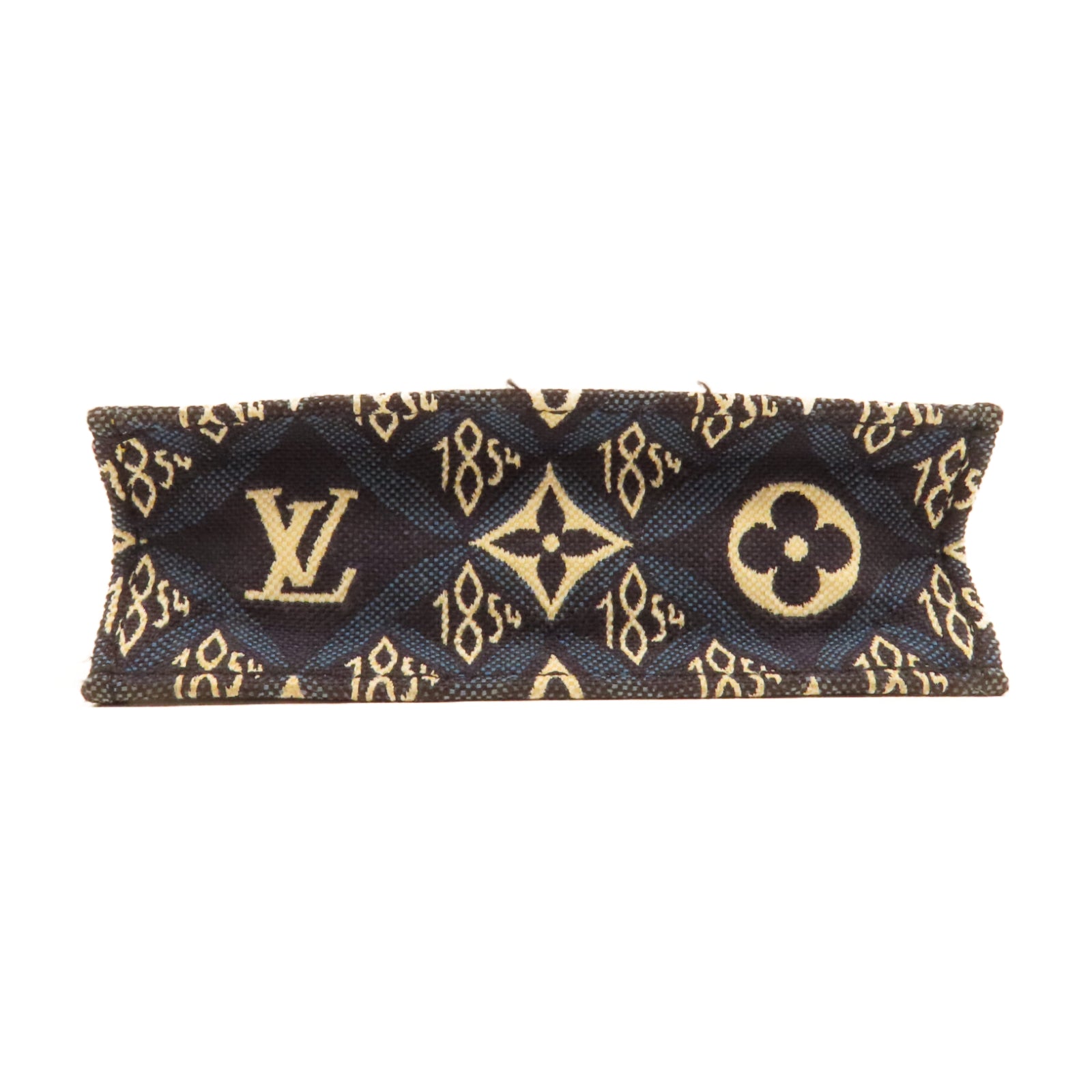 LOUIS VUITTON 【激減優惠】帆布/皮革Petit Sac Plat金扣手挽肩背兩用袋藍色