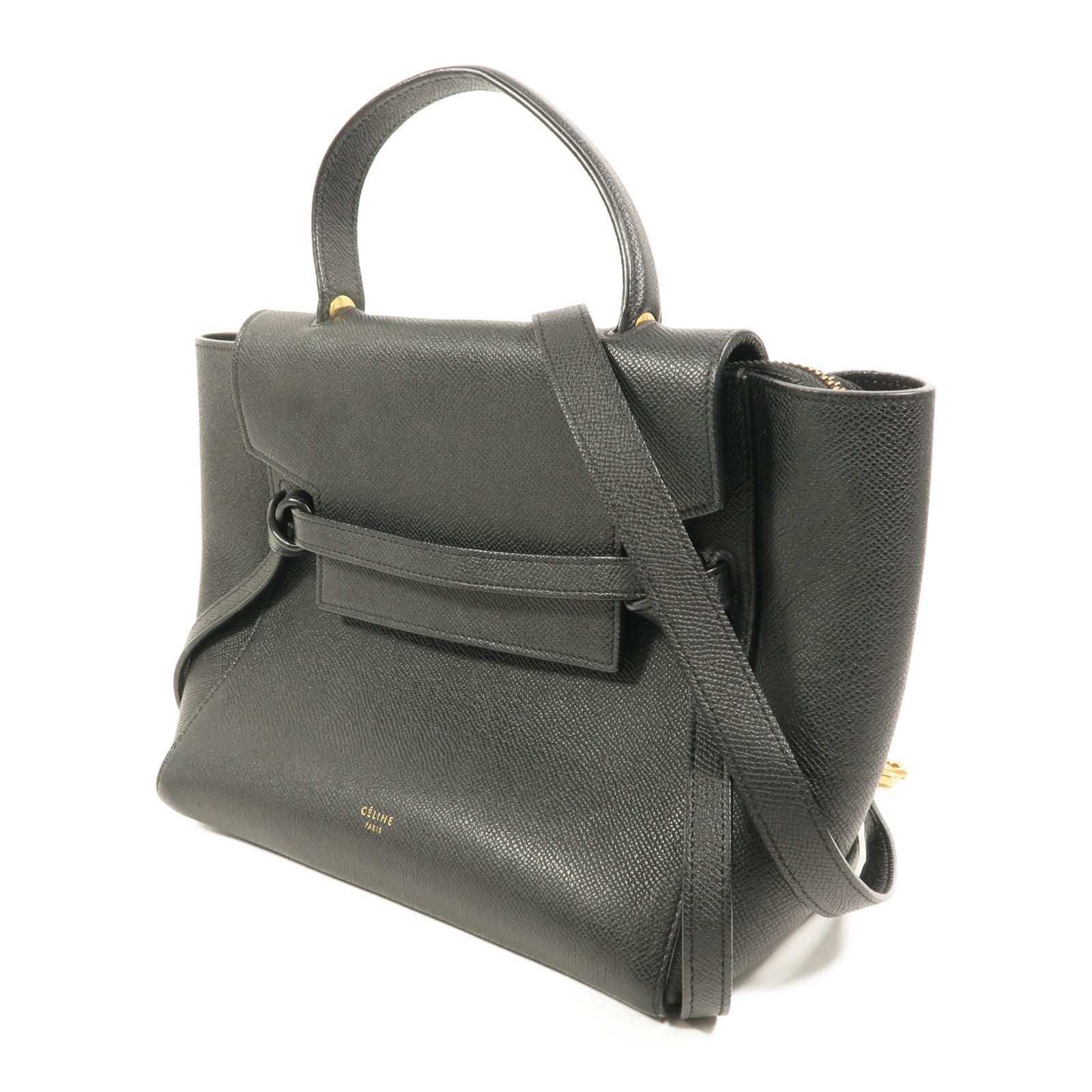 CELINE 牛皮皮革Micro Belt Bag手挽肩背兩用袋